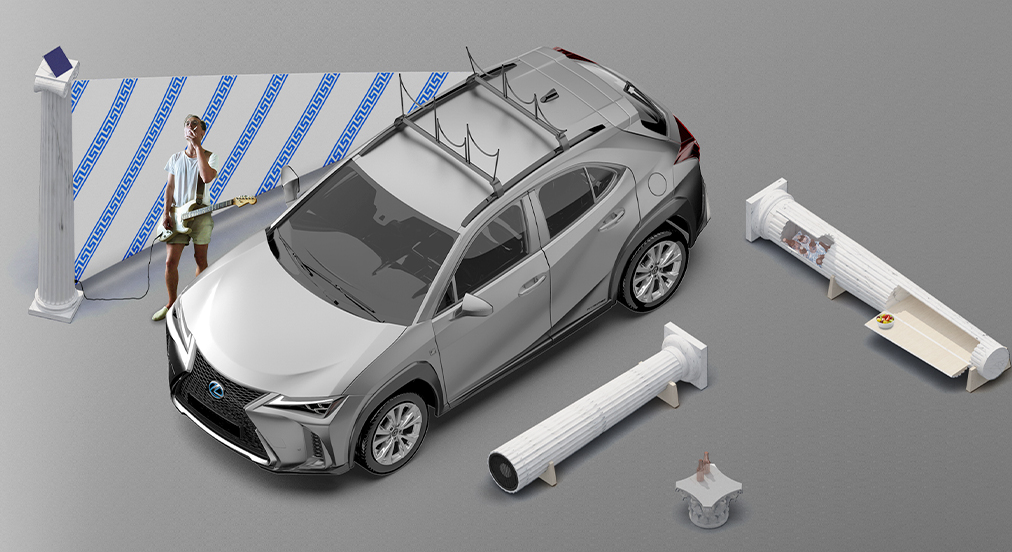 Don’t Get Any Ideas, But Lexus UX Art Car Winner Is Covered In Thousands Of Paper Petals