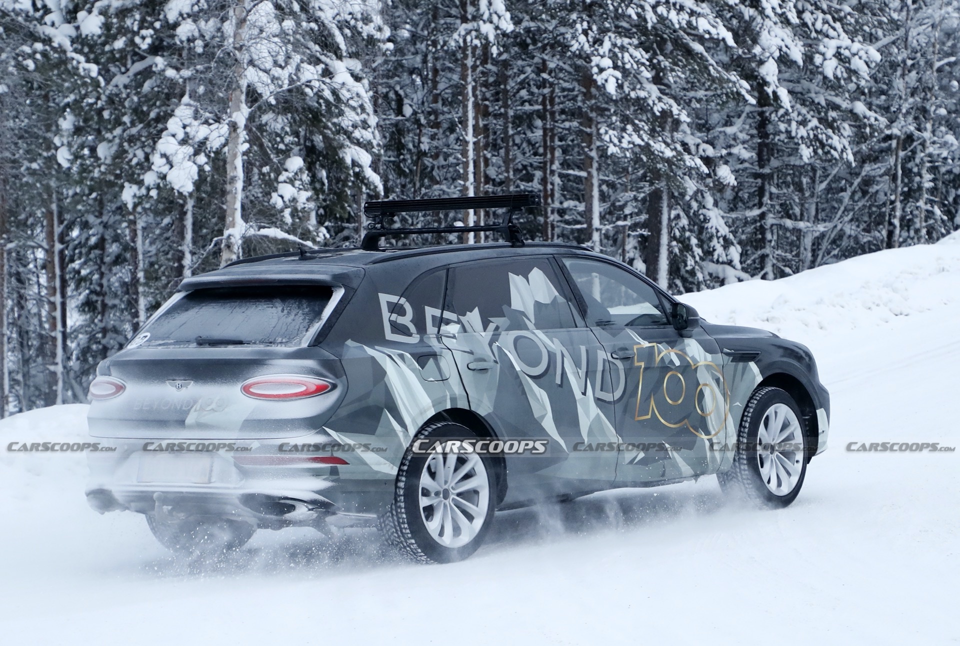 Bentley’s Bentayga Extended Wheelbase Spied During Winter Testing