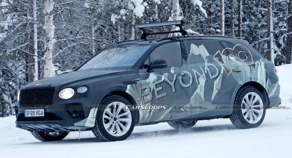  Bentley’s Bentayga Extended Wheelbase Spied During Winter Testing