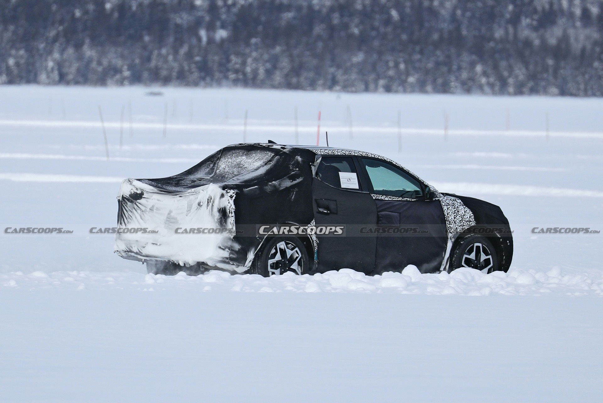 New Spy Shots Of Hyundai’s First Pickup Truck Emerge