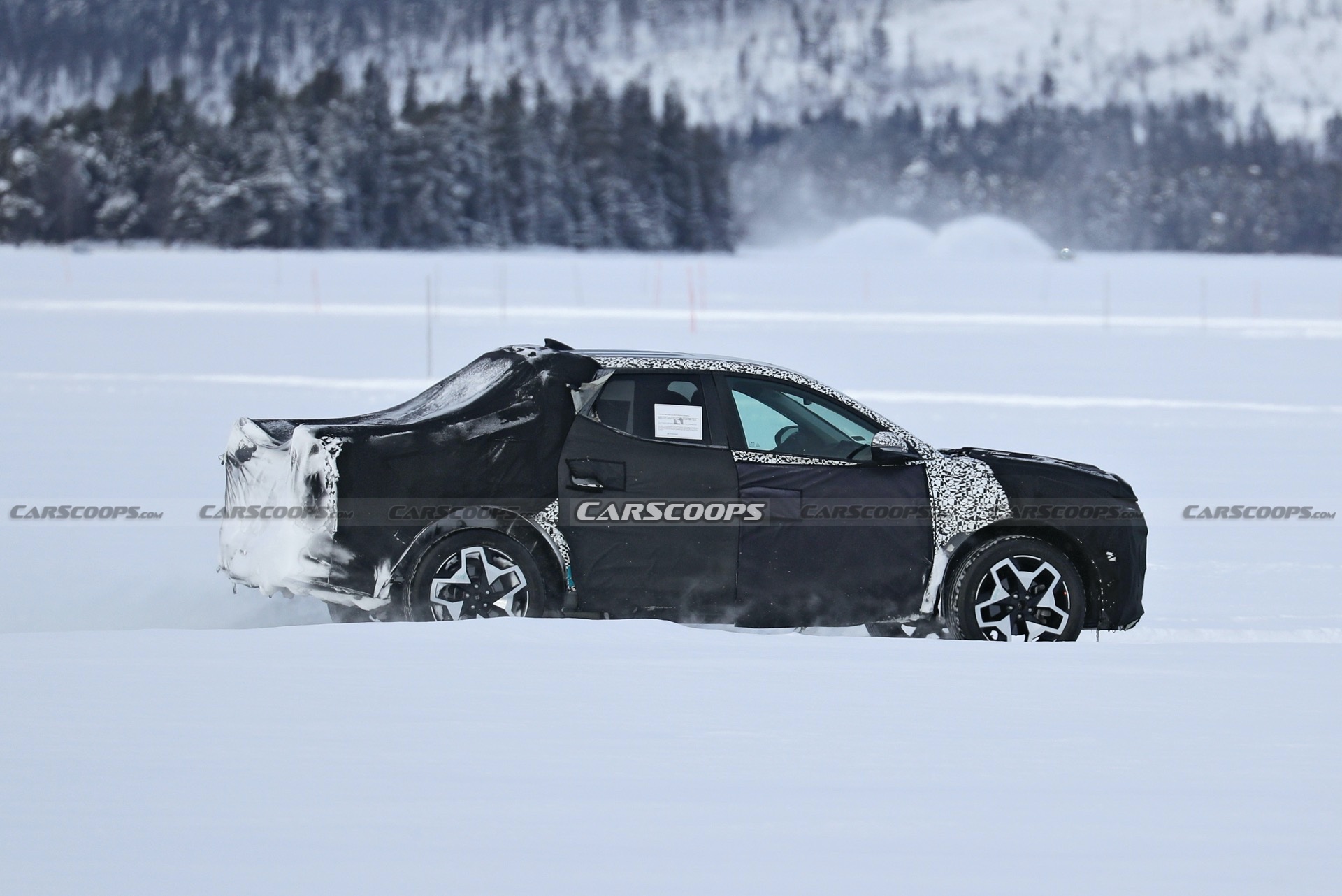 New Spy Shots Of Hyundai’s First Pickup Truck Emerge