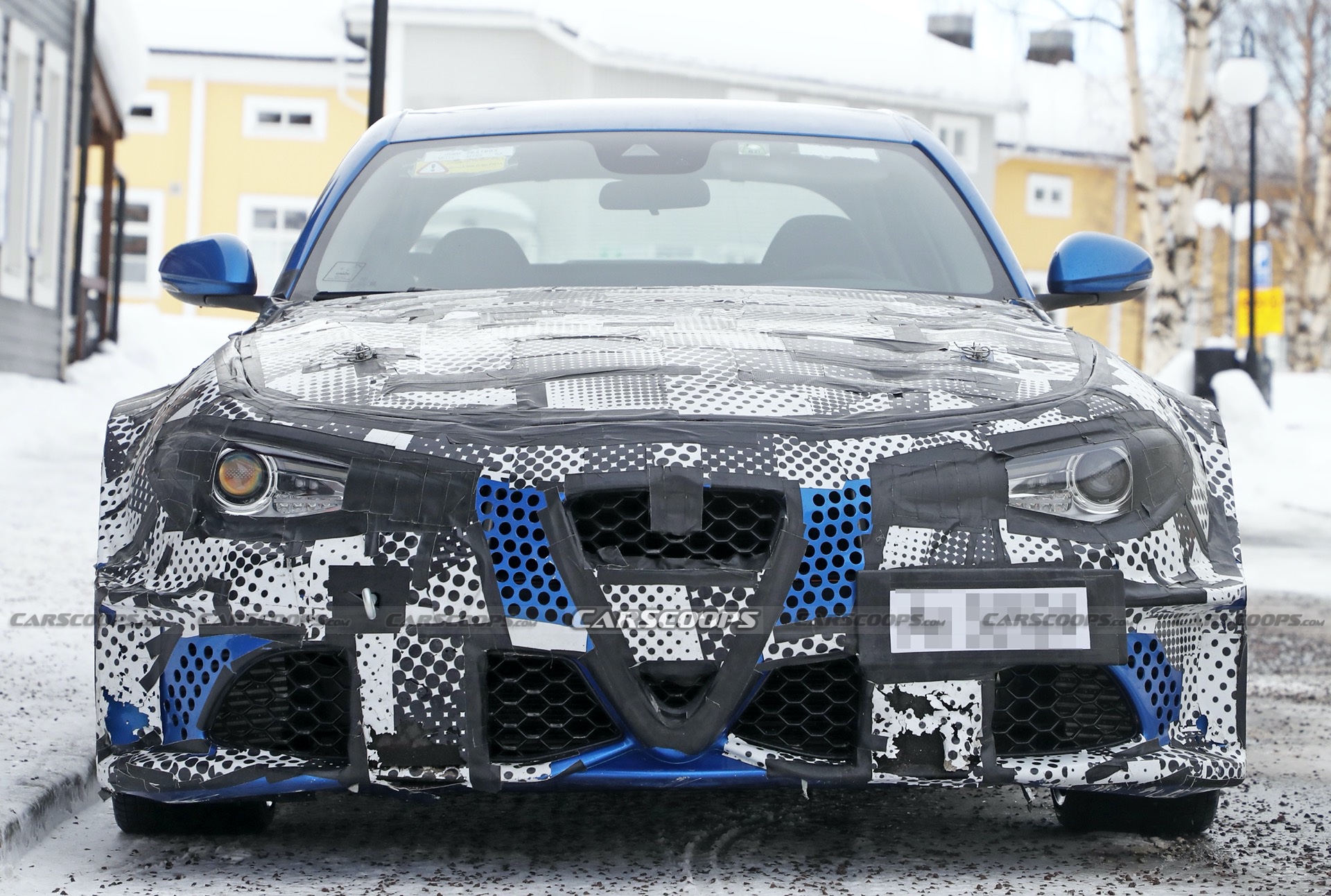 New Maserati GranTurismo Mule With Alfa Romeo Body Spotted Ahead of ICE And EV Launch