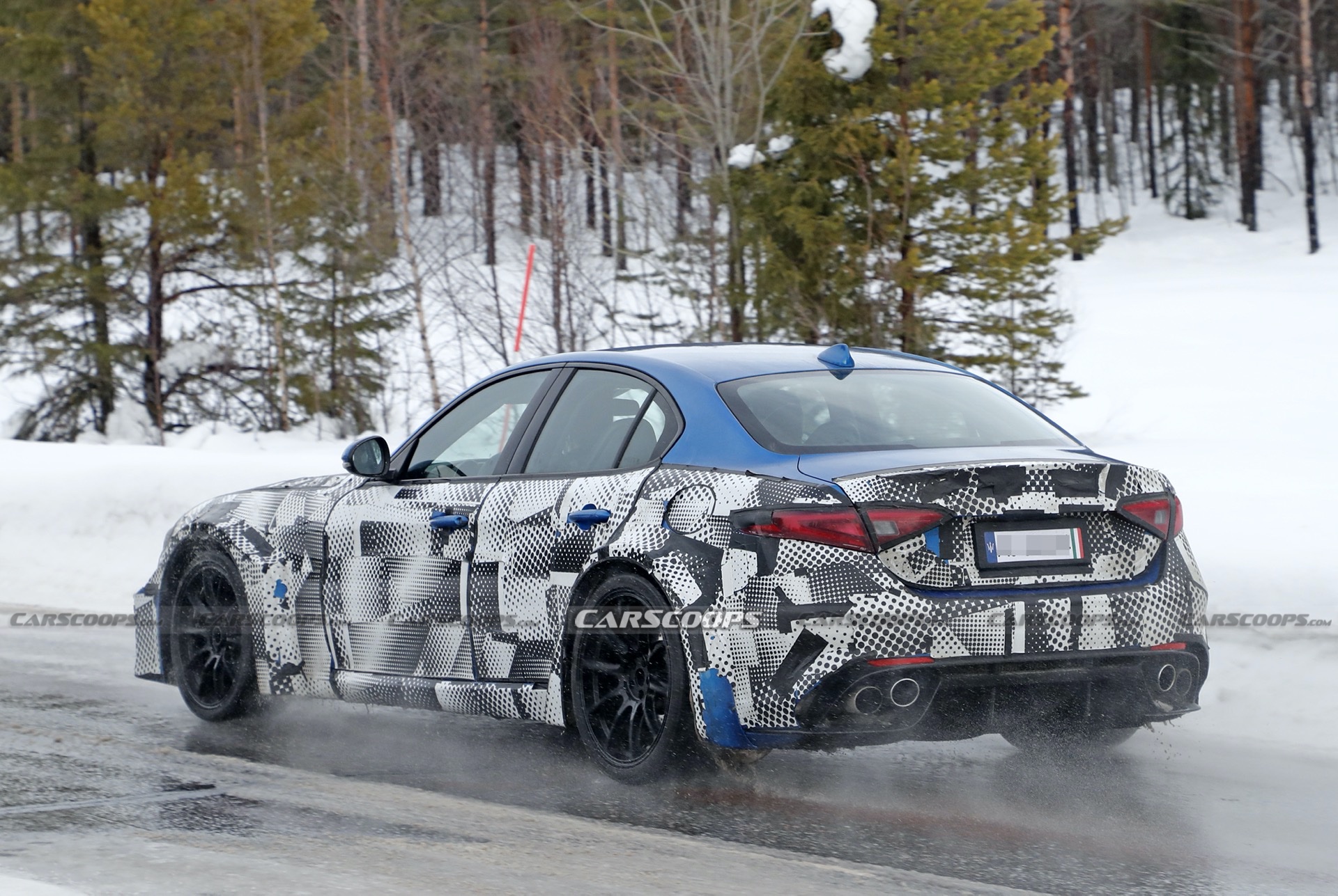 New Maserati GranTurismo Mule With Alfa Romeo Body Spotted Ahead of ICE And EV Launch