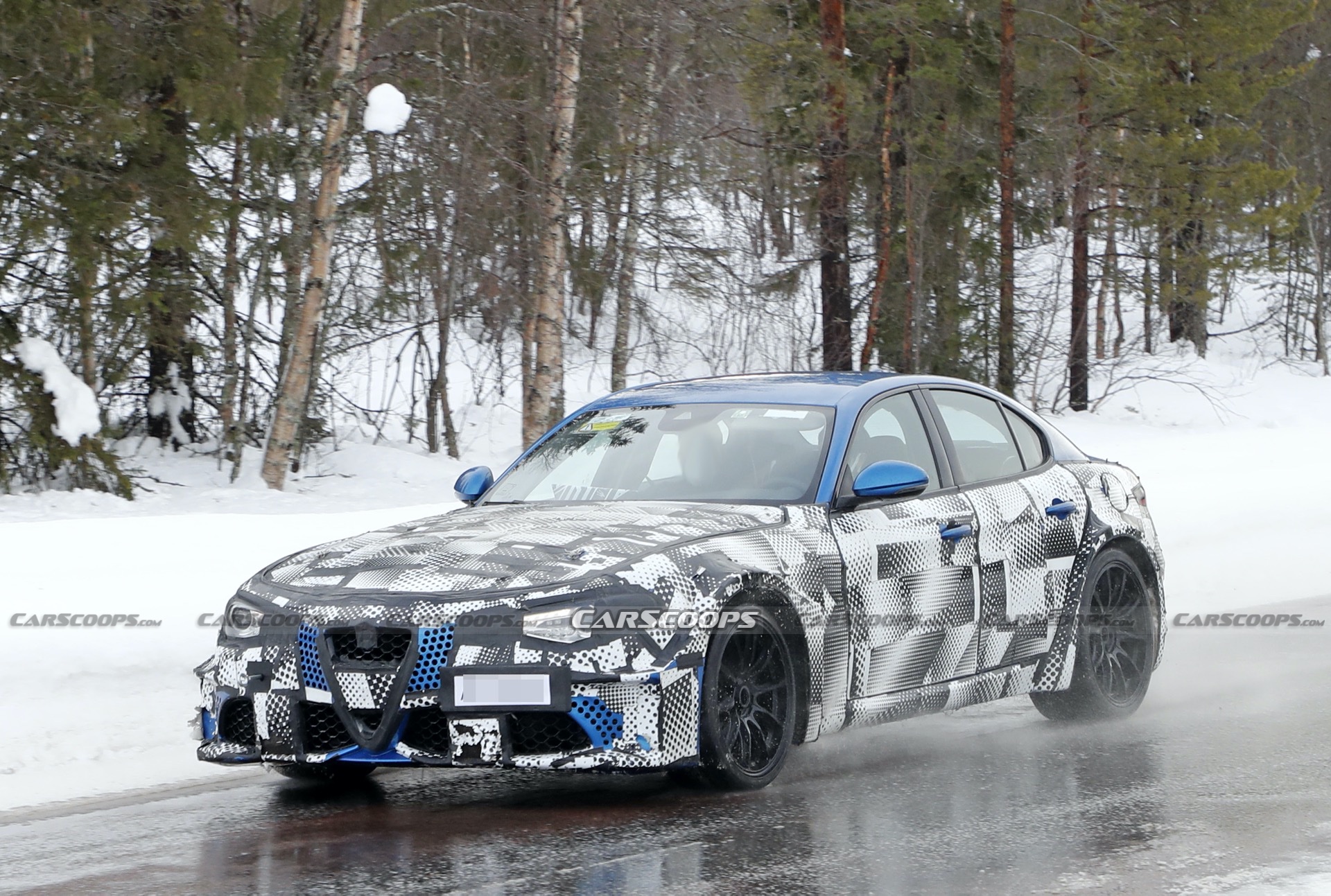 New Maserati GranTurismo Mule With Alfa Romeo Body Spotted Ahead of ICE And EV Launch