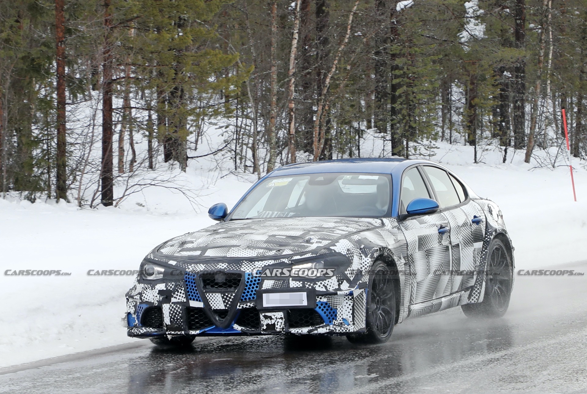 New Maserati GranTurismo Mule With Alfa Romeo Body Spotted Ahead of ICE And EV Launch