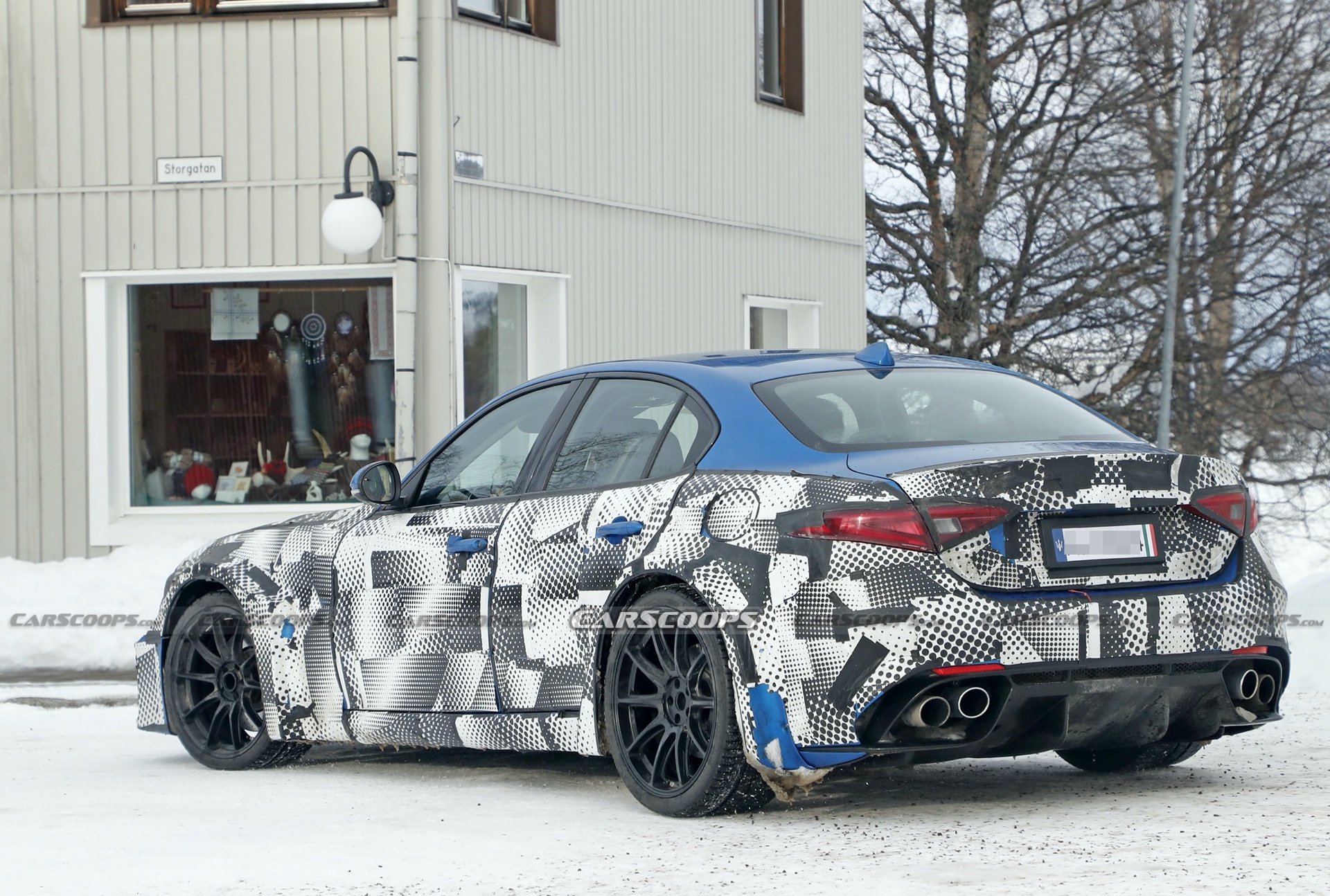 New Maserati GranTurismo Mule With Alfa Romeo Body Spotted Ahead of ICE And EV Launch