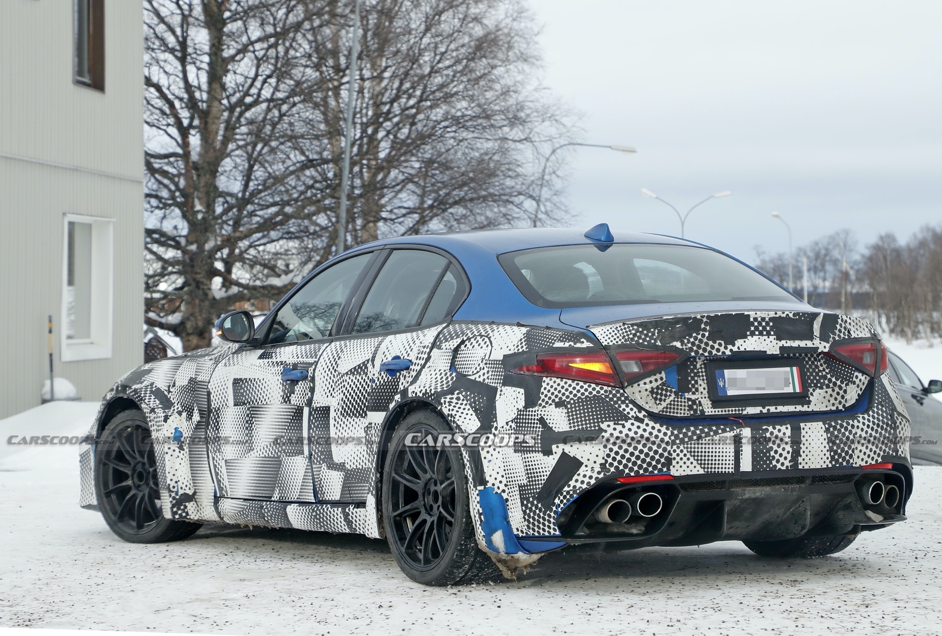 New Maserati GranTurismo Mule With Alfa Romeo Body Spotted Ahead of ICE And EV Launch