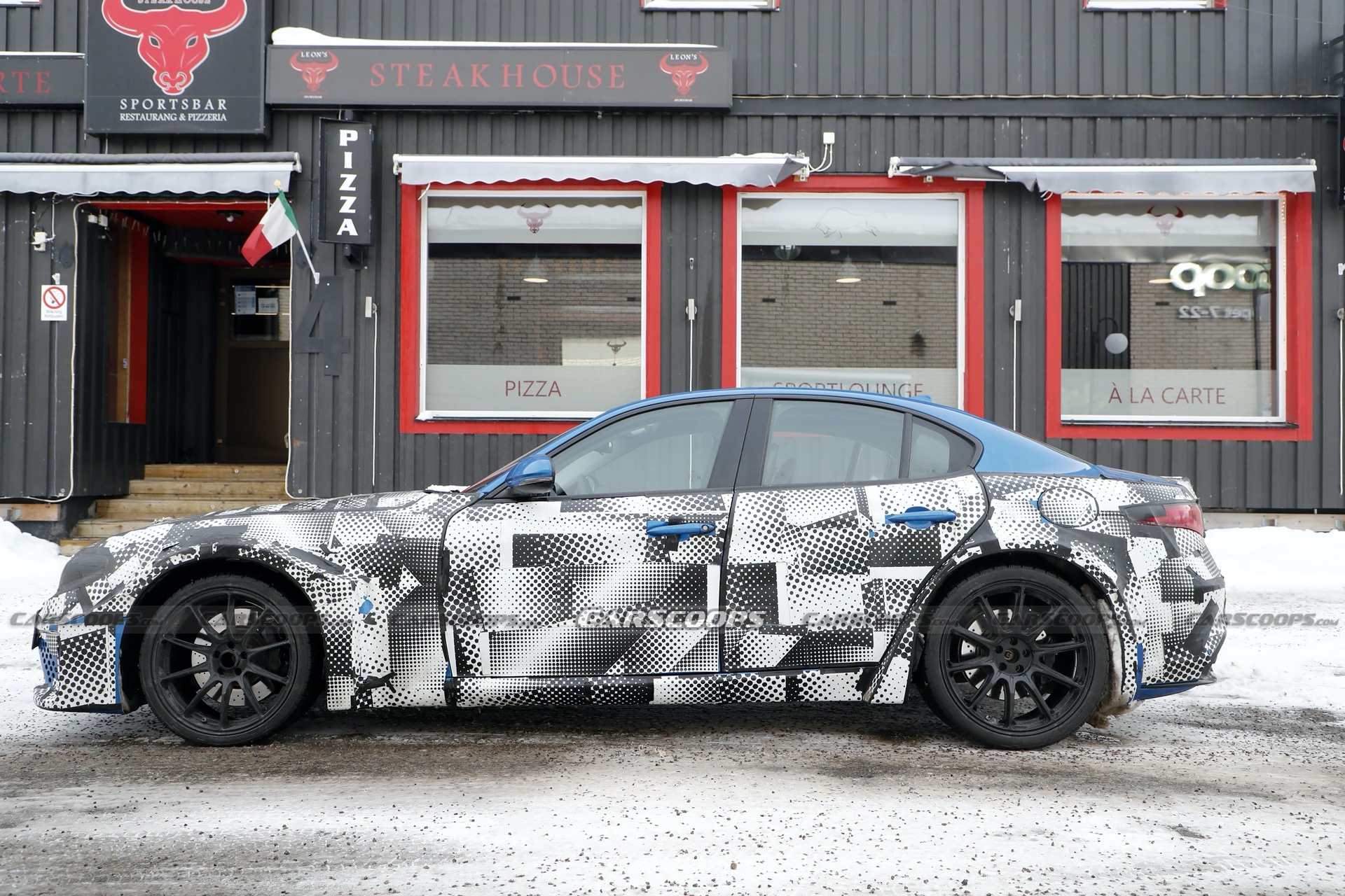 New Maserati GranTurismo Mule With Alfa Romeo Body Spotted Ahead of ICE And EV Launch