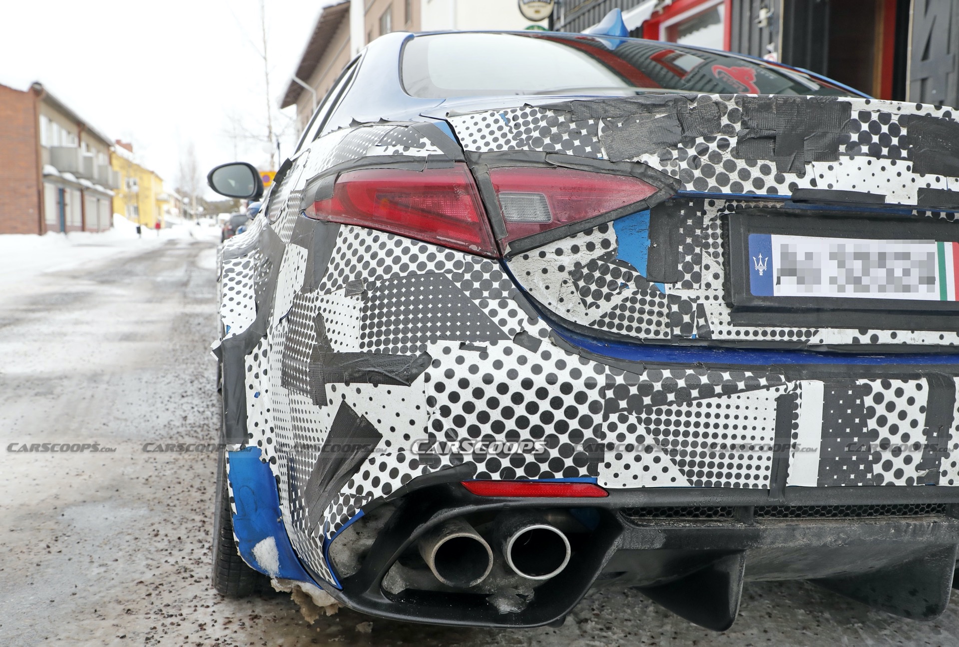 New Maserati GranTurismo Mule With Alfa Romeo Body Spotted Ahead of ICE And EV Launch
