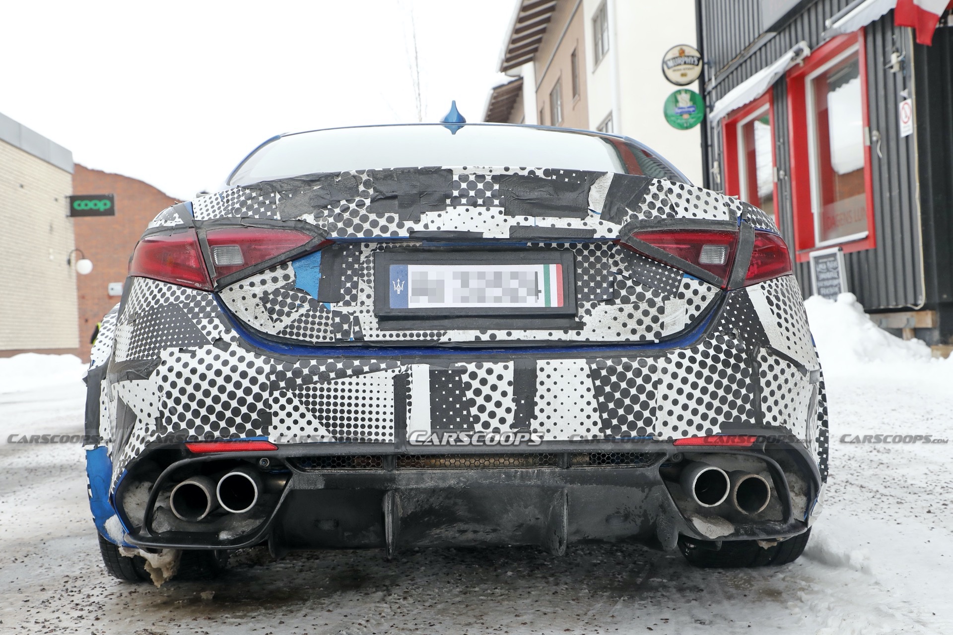 New Maserati GranTurismo Mule With Alfa Romeo Body Spotted Ahead of ICE And EV Launch