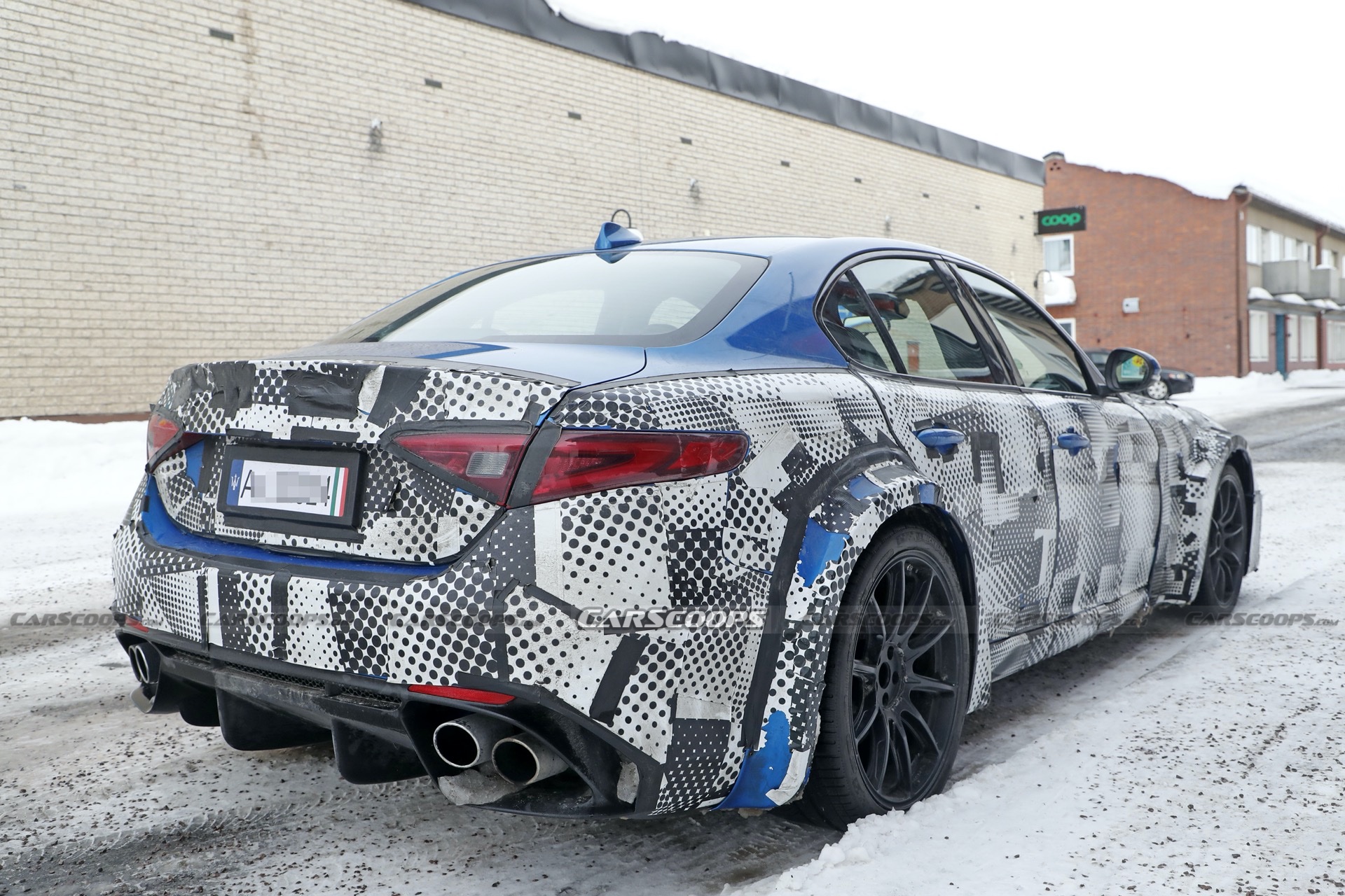 New Maserati GranTurismo Mule With Alfa Romeo Body Spotted Ahead of ICE And EV Launch