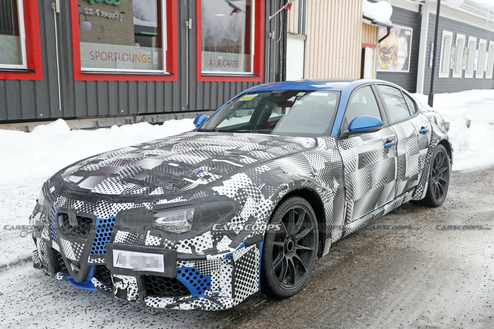 New Maserati GranTurismo Mule With Alfa Romeo Body Spotted Ahead of ICE And EV Launch