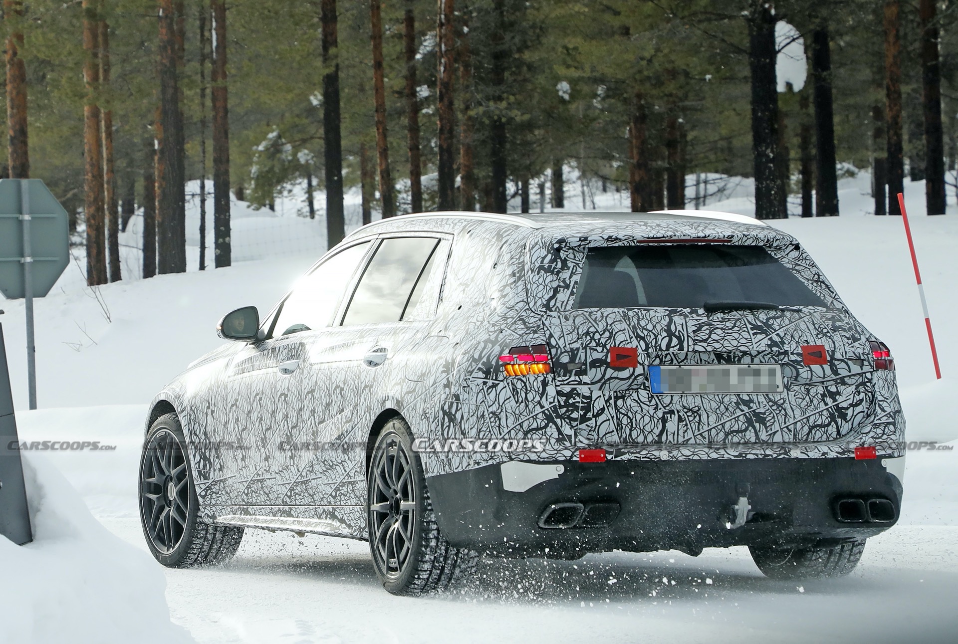 New Mercedes-AMG C63 Due This Year With 550 HP Electrified Four-Pot Engine And Drift Mode?