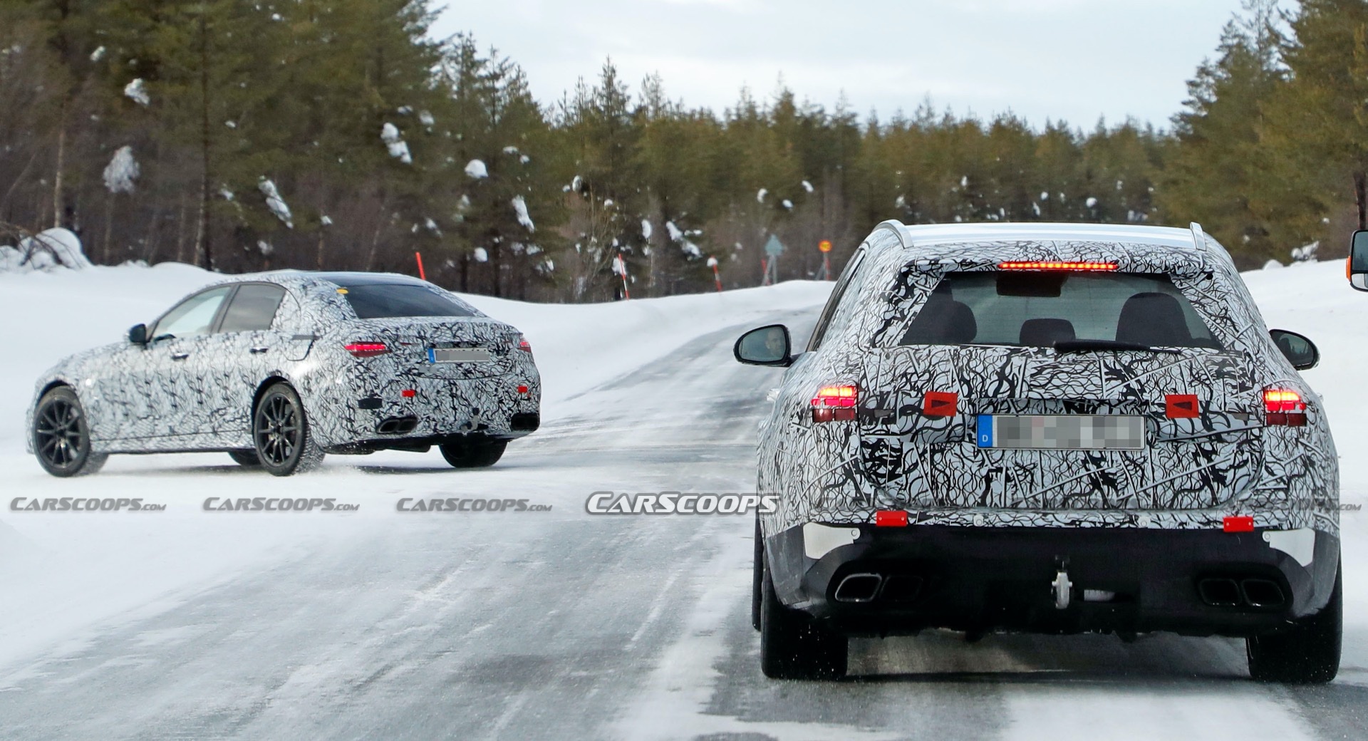 New Mercedes-AMG C63 Due This Year With 550 HP Electrified Four-Pot Engine And Drift Mode?