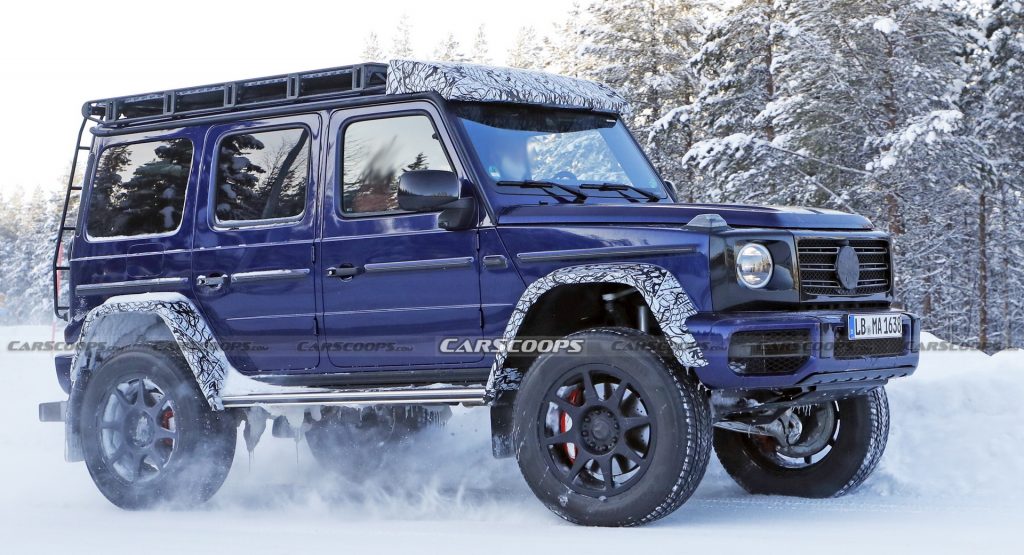 The Next Mercedes G-Class 4×4 Squared Spied Again As It Gets Closer To Production