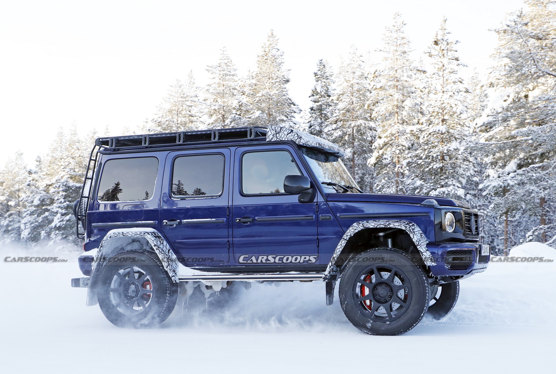 The Next Mercedes G-Class 4×4 Squared Spied Again As It Gets Closer To Production