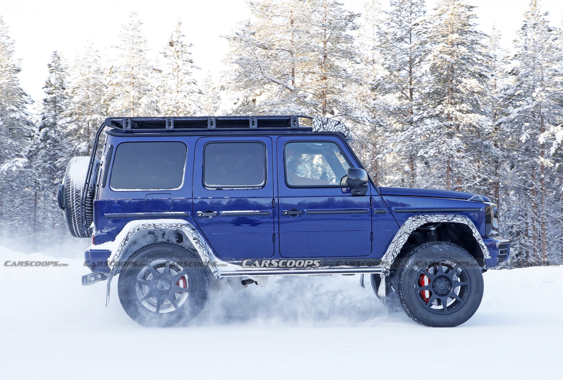 The Next Mercedes G-Class 4×4 Squared Spied Again As It Gets Closer To Production