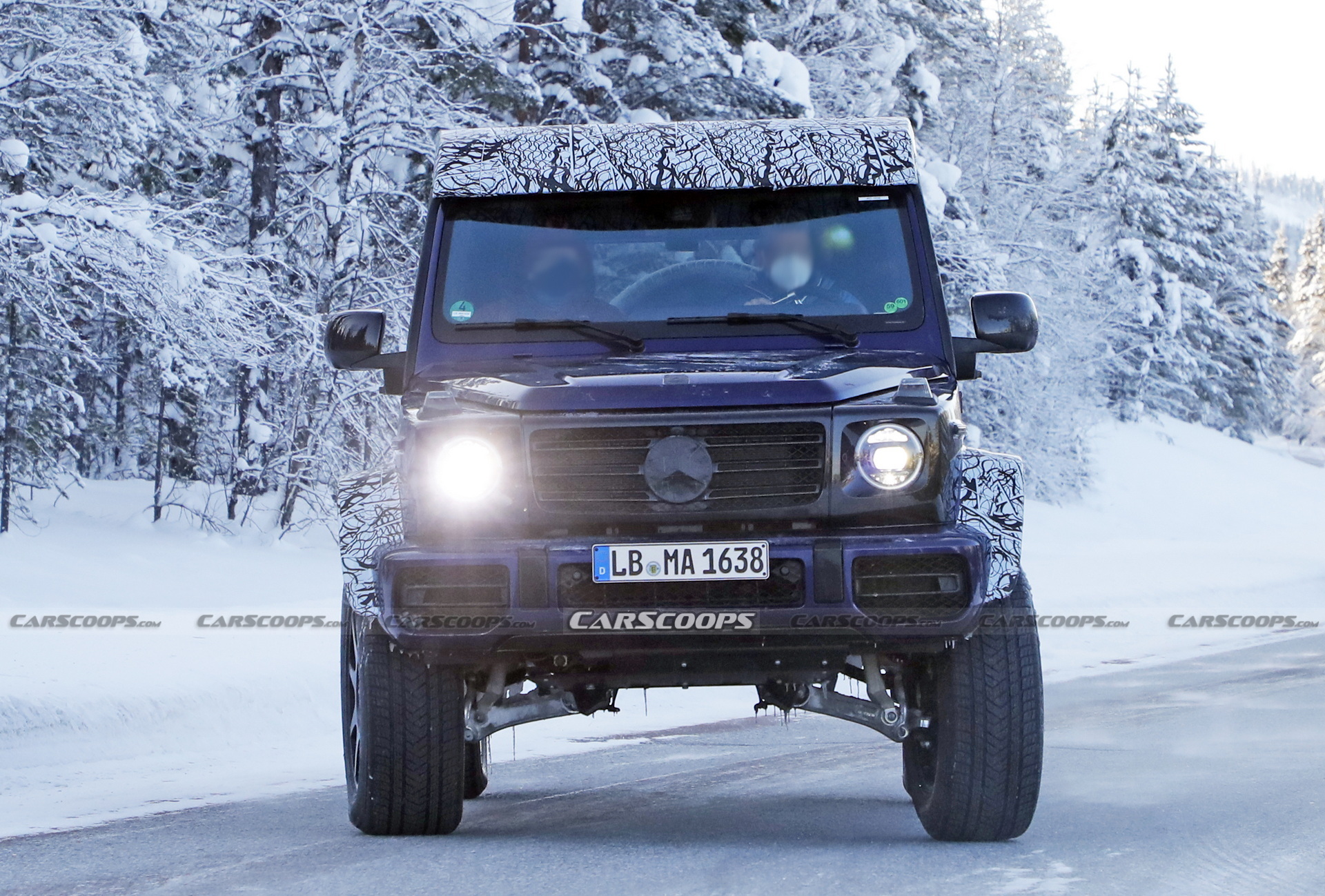 The Next Mercedes G-Class 4×4 Squared Spied Again As It Gets Closer To Production