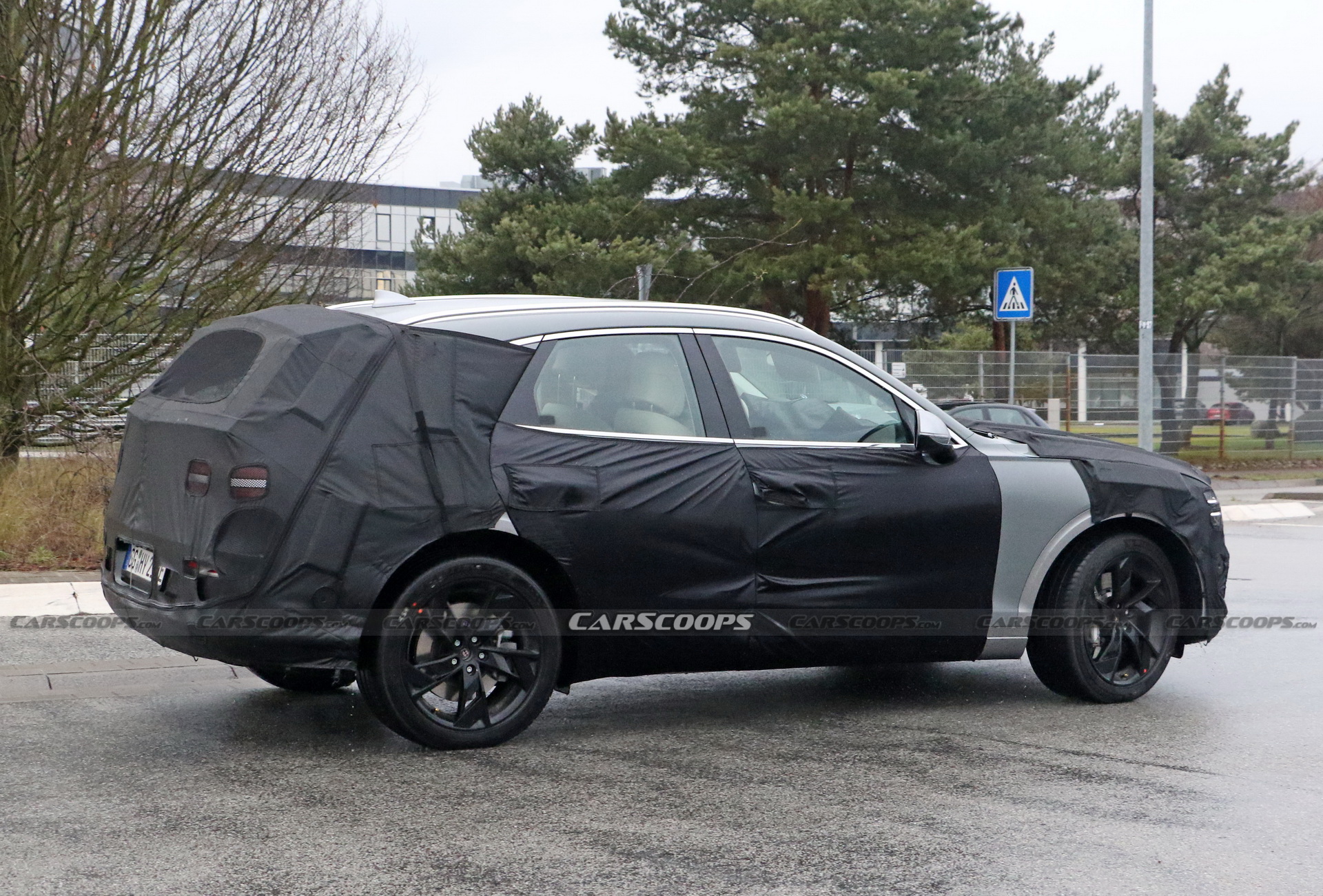 Electrified Genesis eGV70 SUV Makes Spy Debut Under Heavy Camouflage