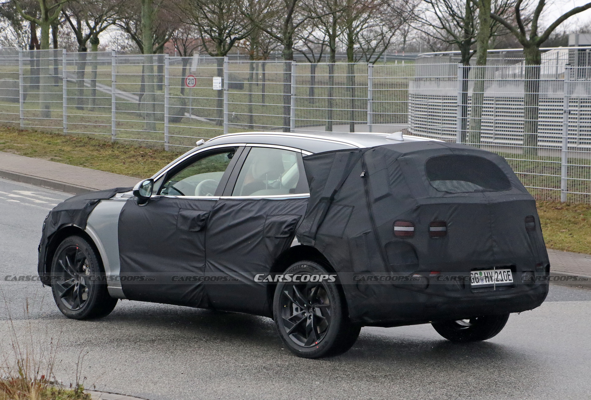 Electrified Genesis eGV70 SUV Makes Spy Debut Under Heavy Camouflage