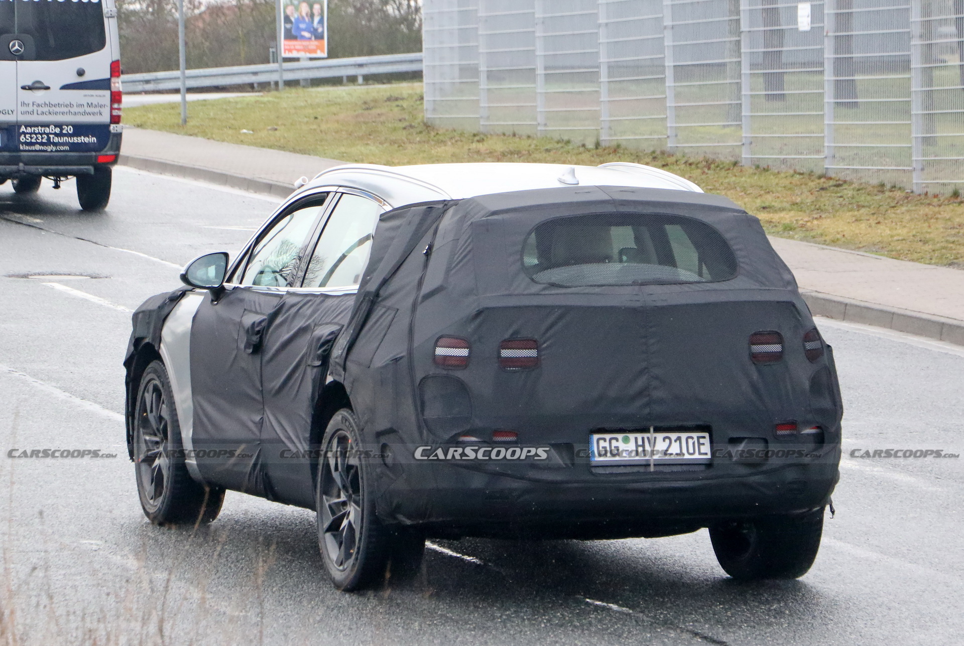 Electrified Genesis eGV70 SUV Makes Spy Debut Under Heavy Camouflage