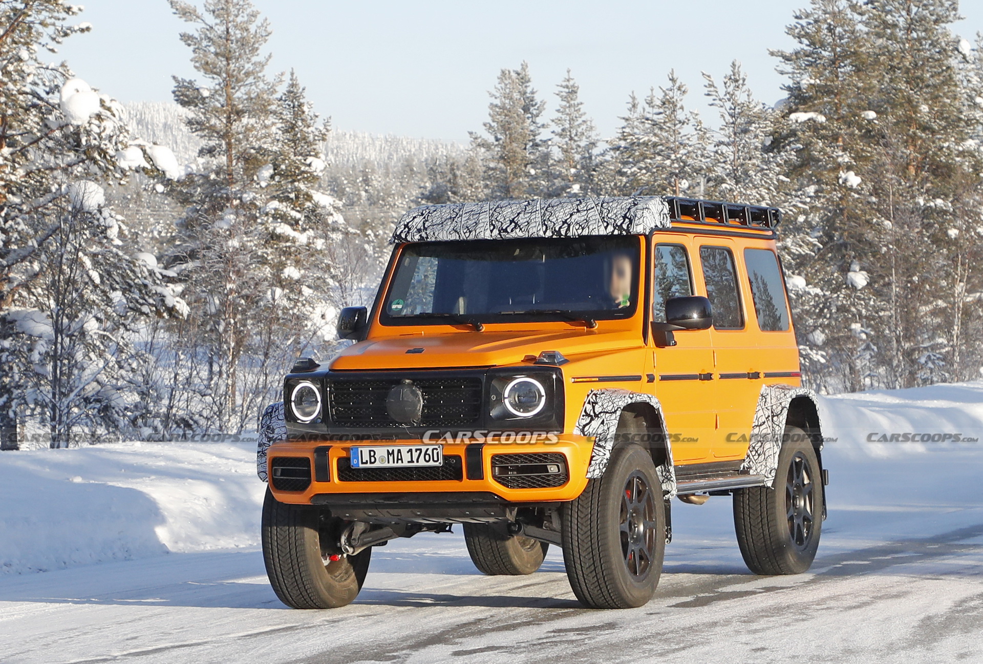 Does Bright Orange Suit The New 2022 Mercedes G-Class 4×4 Squared?