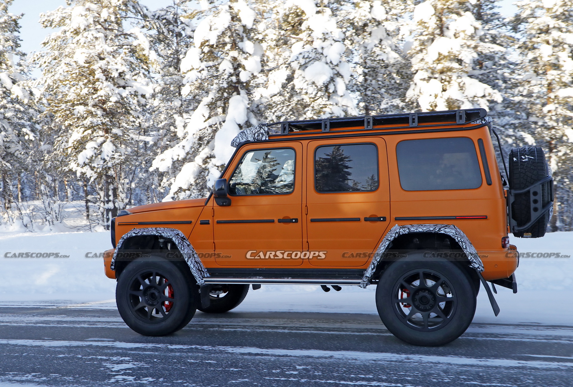 Does Bright Orange Suit The New 2022 Mercedes G-Class 4×4 Squared?