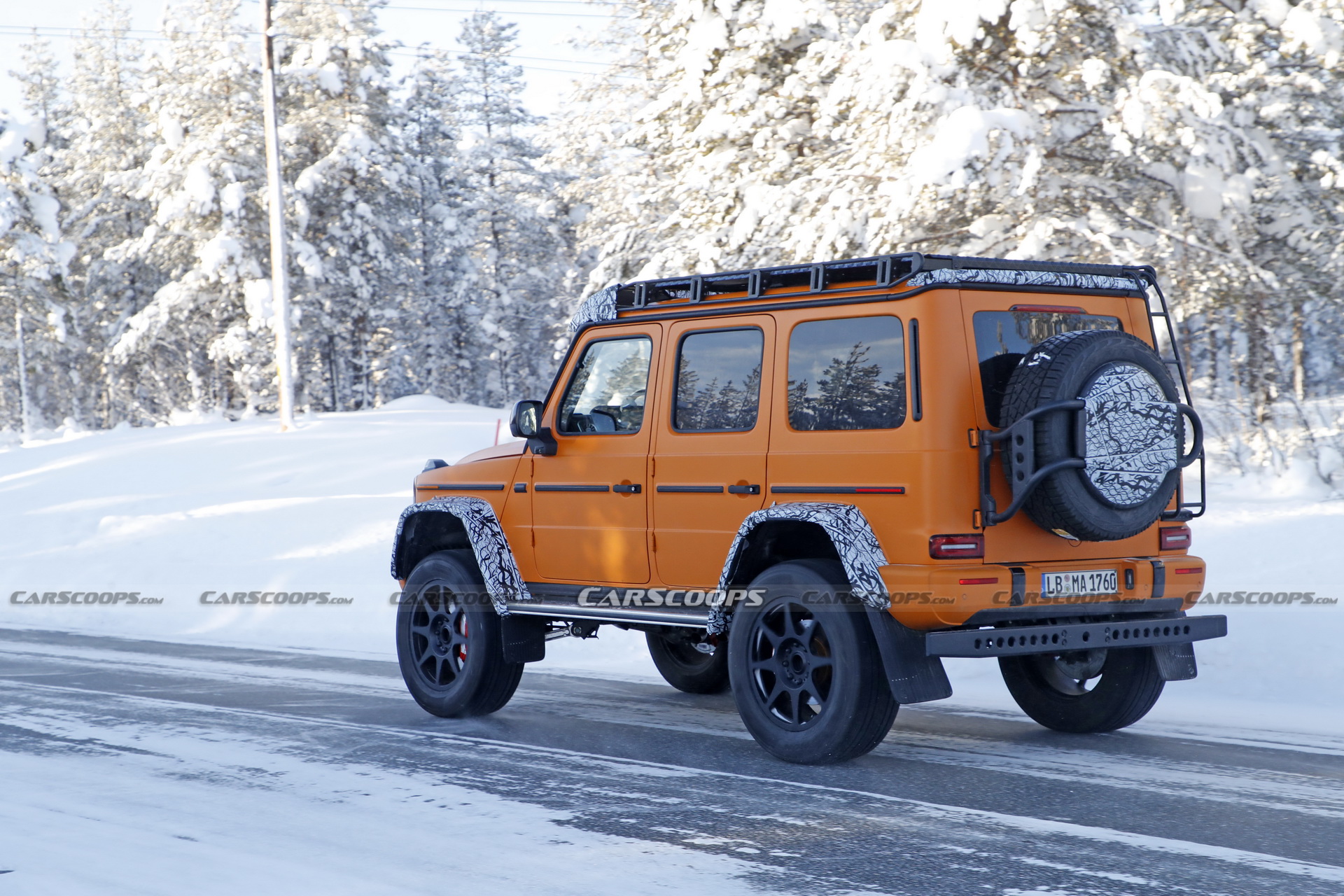Does Bright Orange Suit The New 2022 Mercedes G-Class 4×4 Squared?
