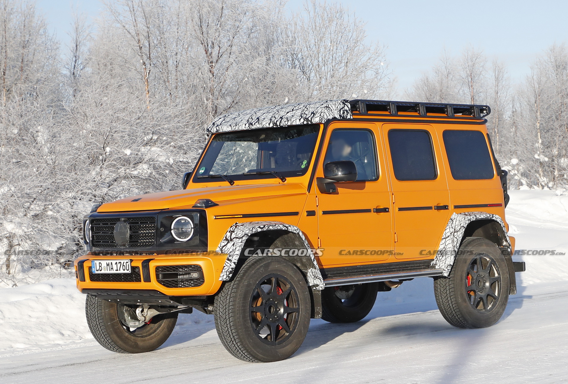 Does Bright Orange Suit The New 2022 Mercedes G-Class 4×4 Squared?