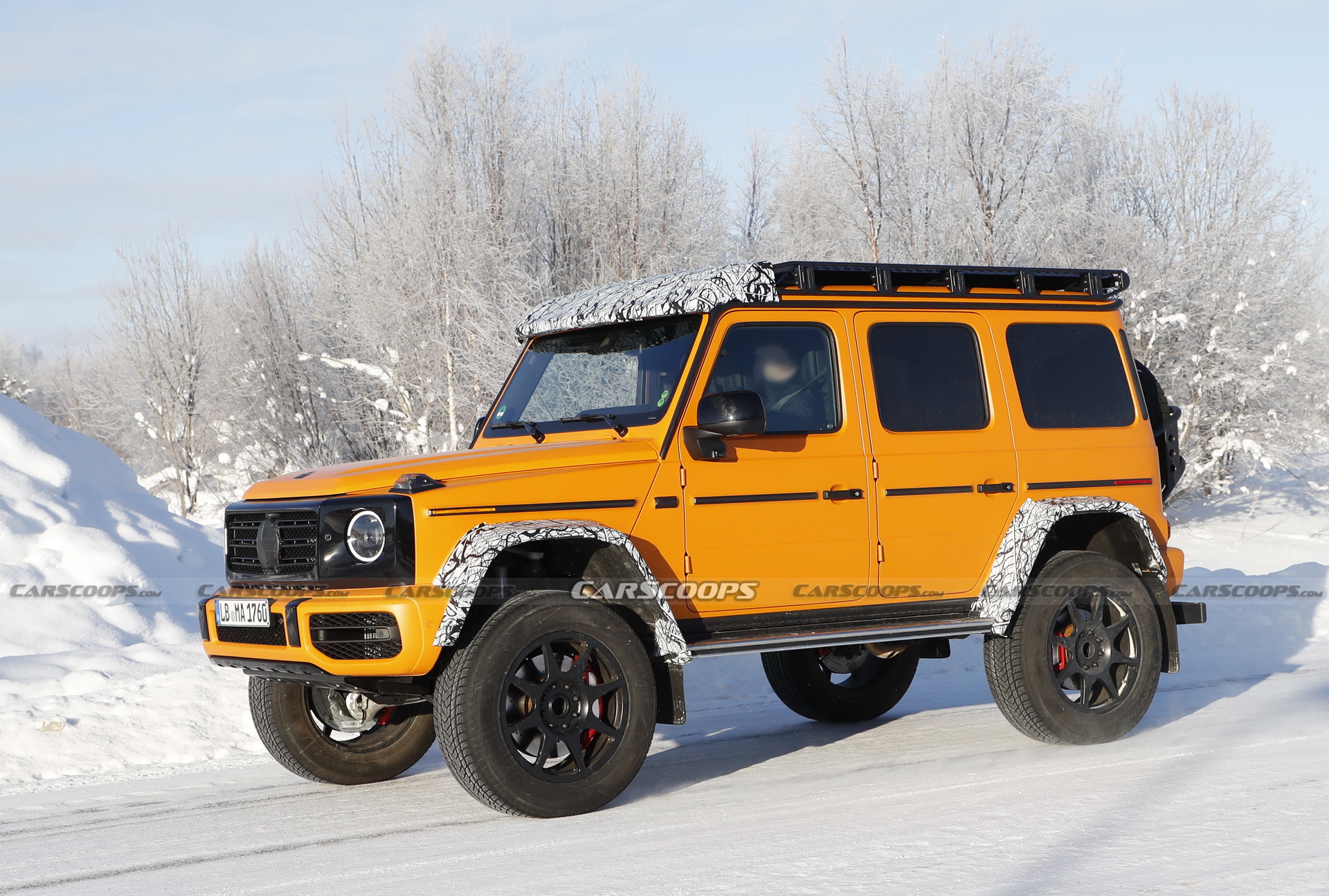 Does Bright Orange Suit The New 2022 Mercedes G-Class 4×4 Squared?