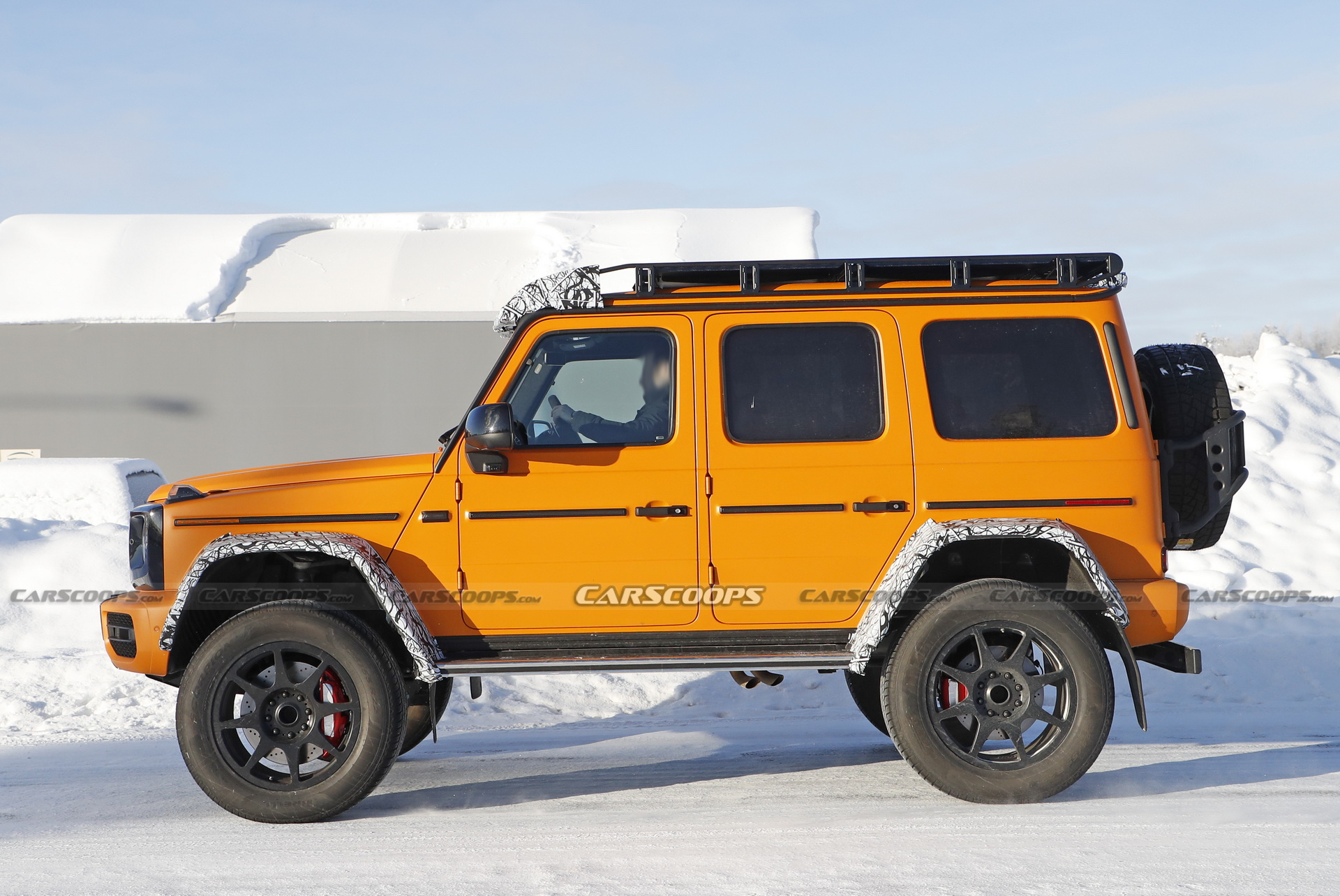 Does Bright Orange Suit The New 2022 Mercedes G-Class 4×4 Squared?