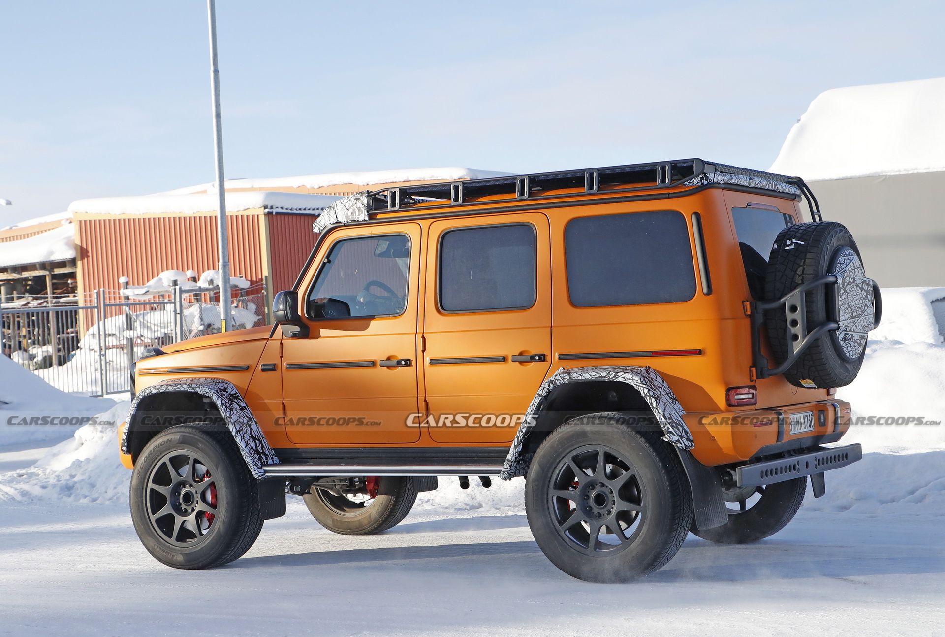 Does Bright Orange Suit The New 2022 Mercedes G-Class 4×4 Squared?