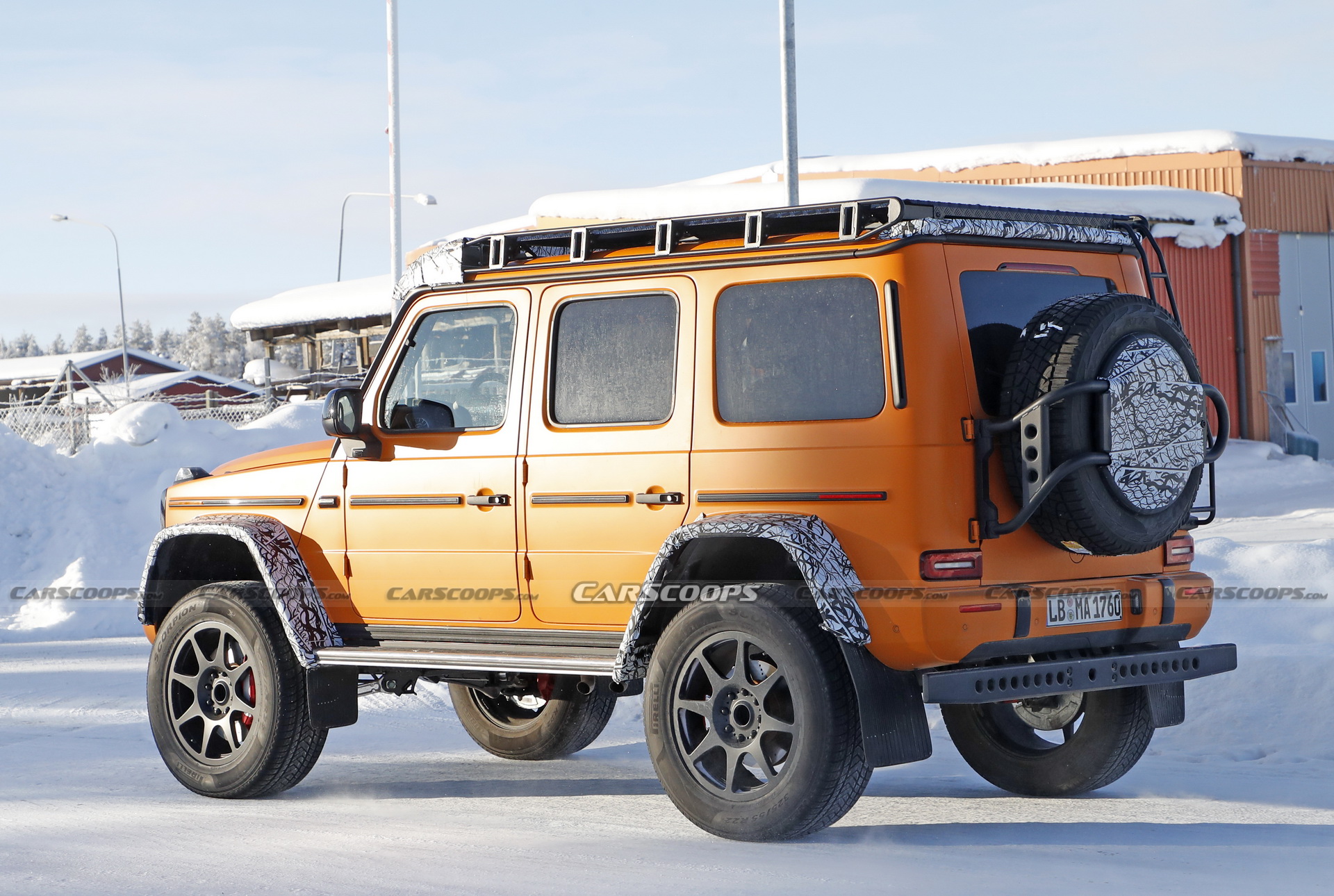 Does Bright Orange Suit The New 2022 Mercedes G-Class 4×4 Squared?