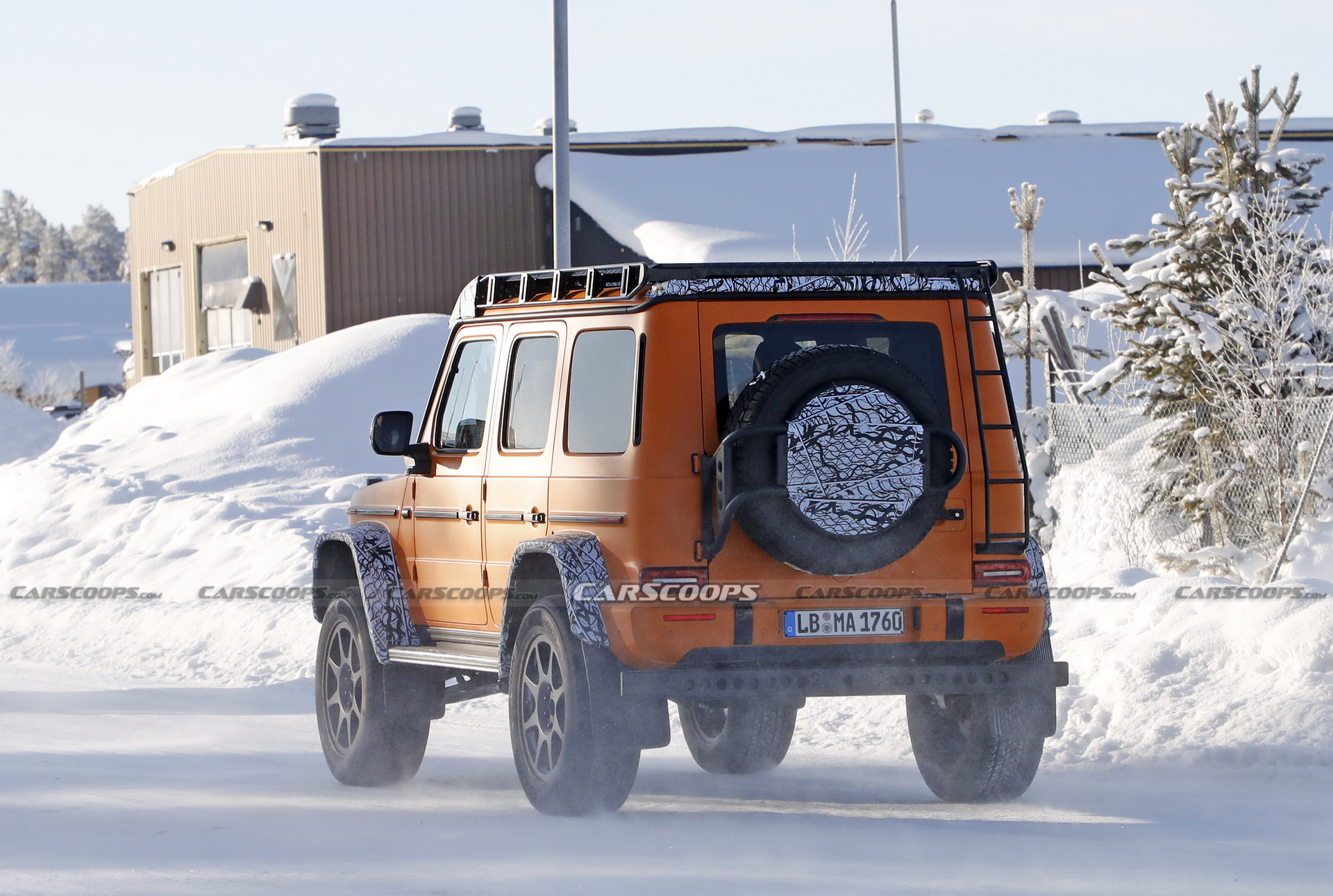 Does Bright Orange Suit The New 2022 Mercedes G-Class 4×4 Squared?