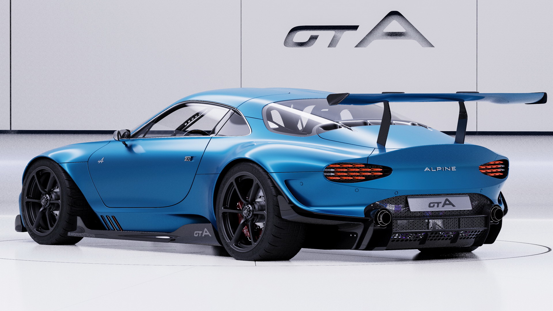 Forget Robinhood, Invest In This Fantastic Alpine GTA Study By Ex Renault, VW And Genesis Designer