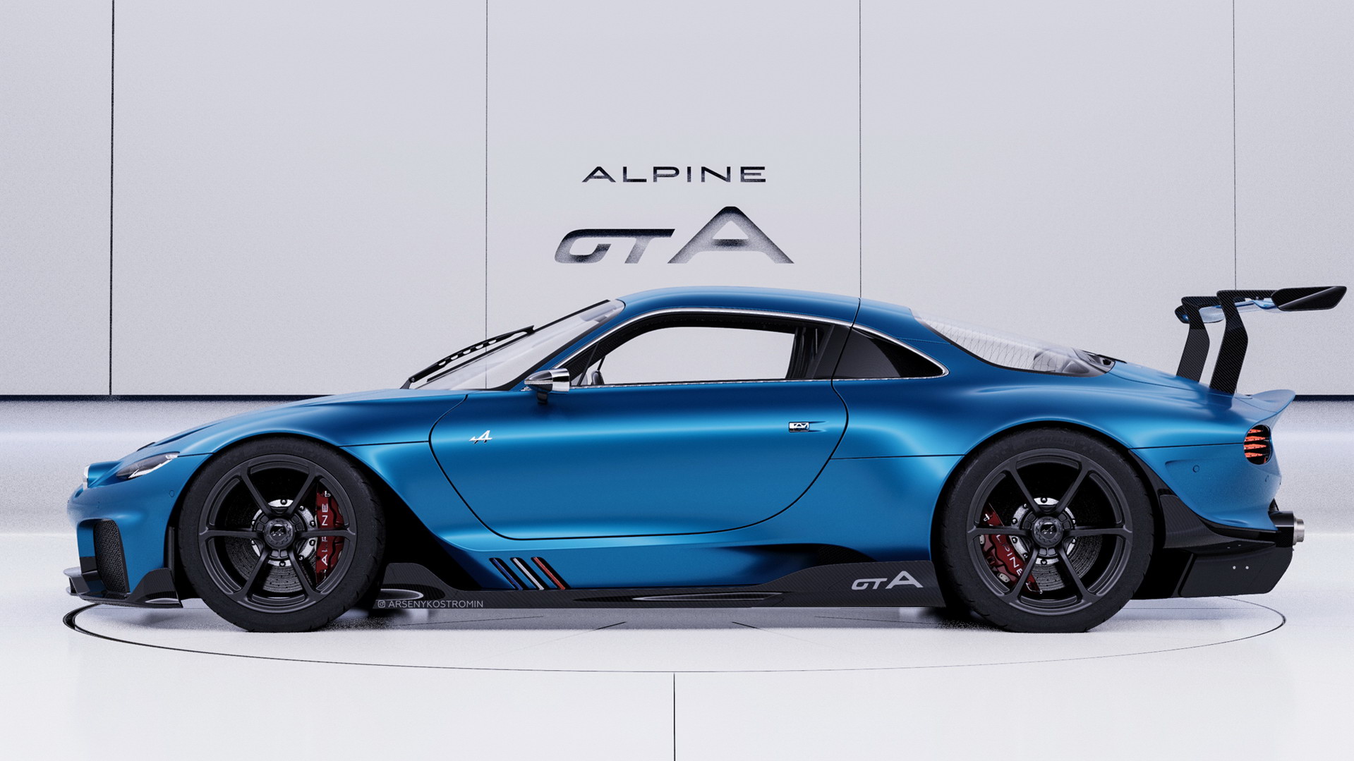 Forget Robinhood, Invest In This Fantastic Alpine GTA Study By Ex Renault, VW And Genesis Designer