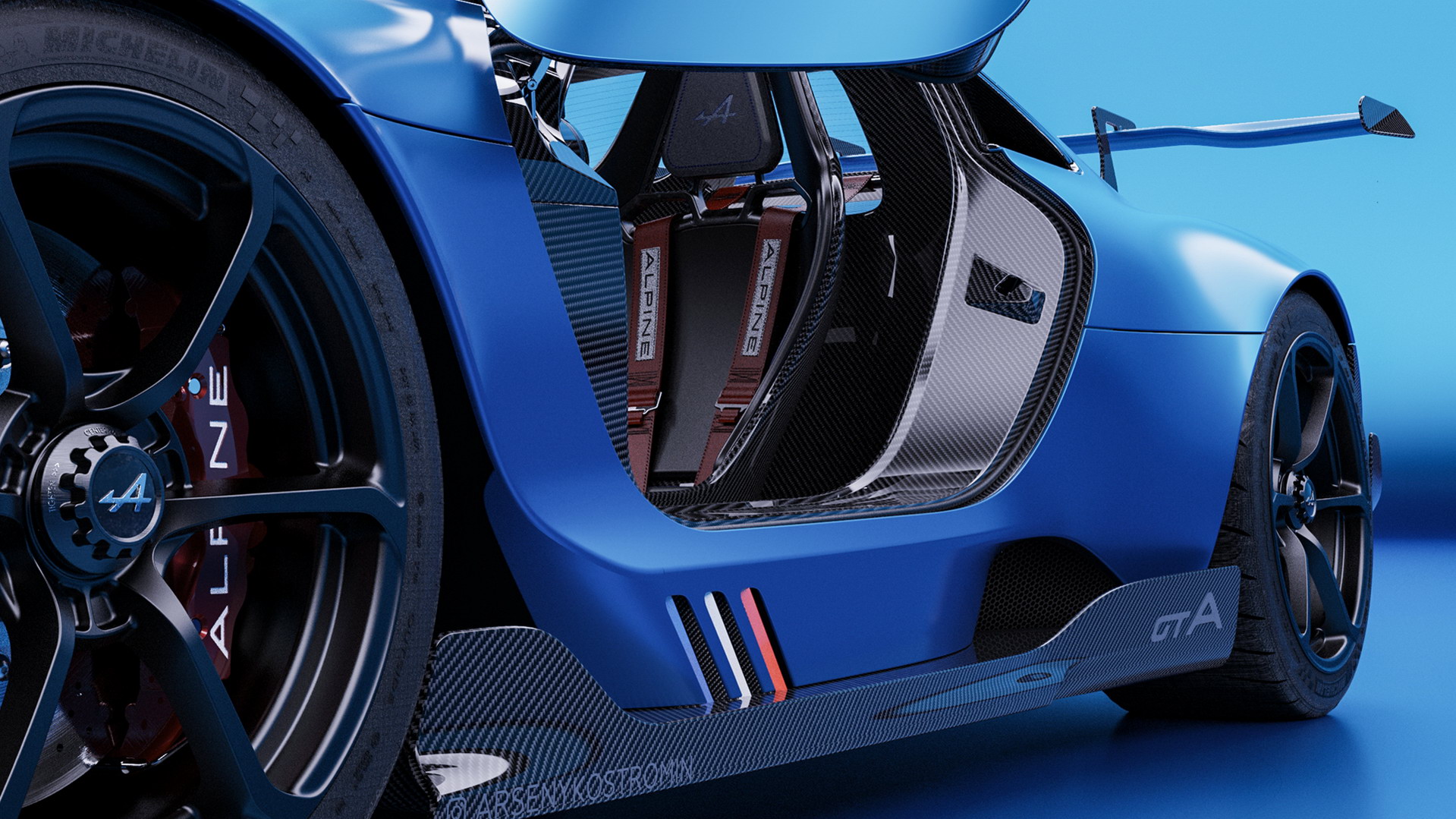 Forget Robinhood, Invest In This Fantastic Alpine GTA Study By Ex Renault, VW And Genesis Designer