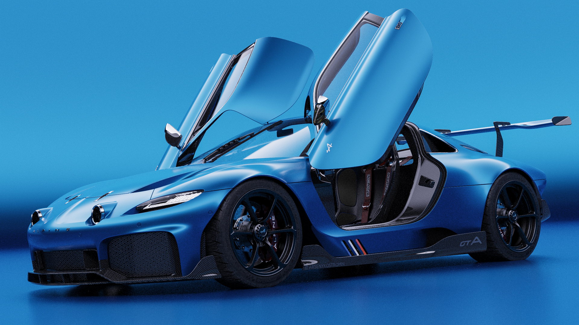 Forget Robinhood, Invest In This Fantastic Alpine GTA Study By Ex Renault, VW And Genesis Designer