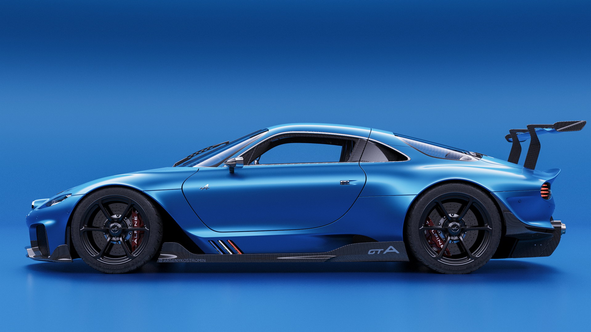 Forget Robinhood, Invest In This Fantastic Alpine GTA Study By Ex Renault, VW And Genesis Designer