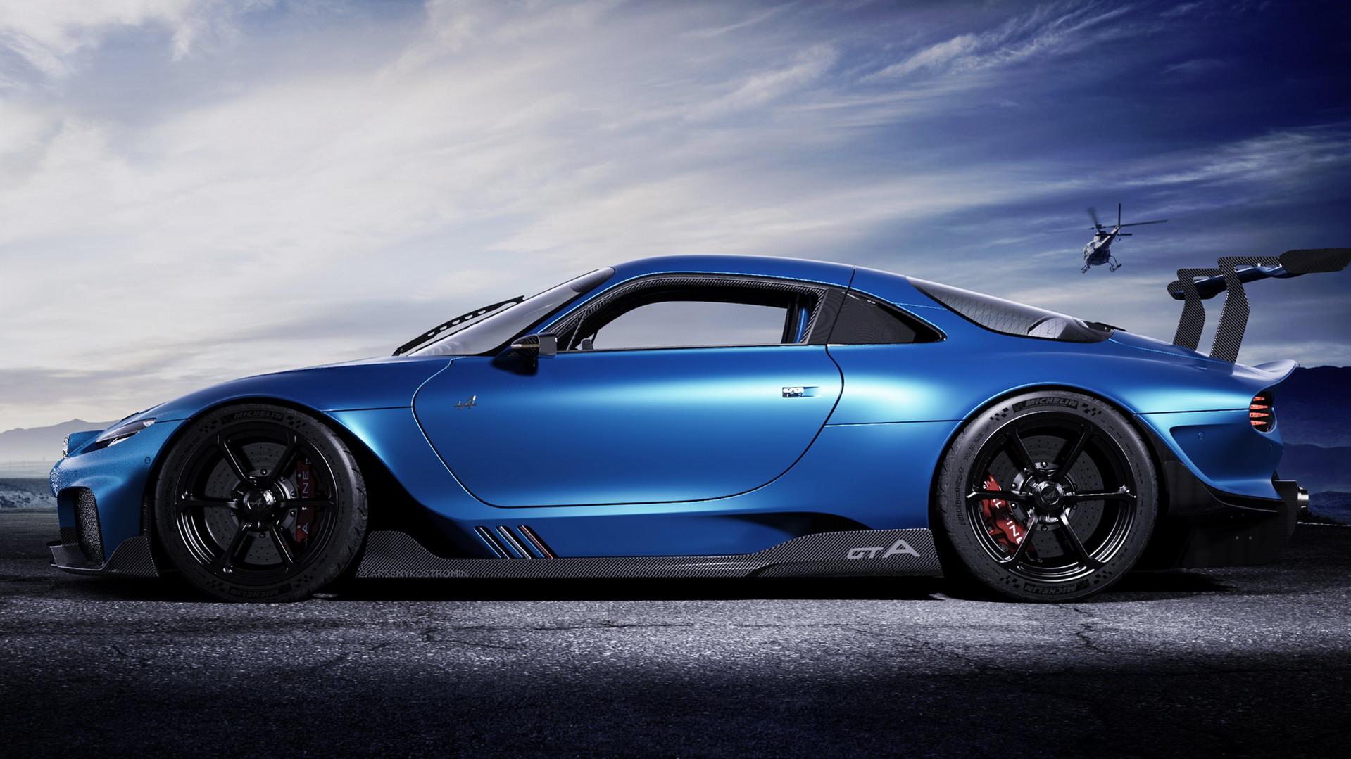 Forget Robinhood, Invest In This Fantastic Alpine GTA Study By Ex Renault, VW And Genesis Designer