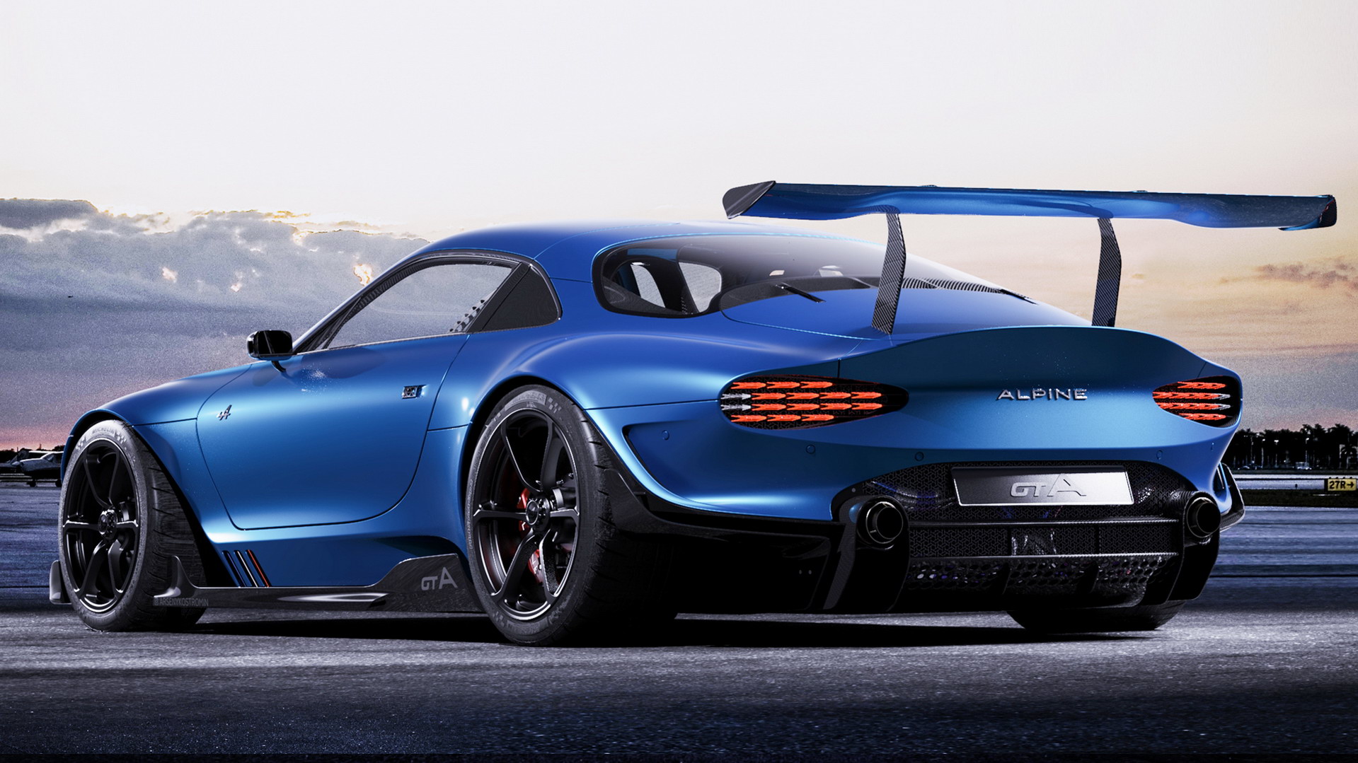 Forget Robinhood, Invest In This Fantastic Alpine GTA Study By Ex Renault, VW And Genesis Designer