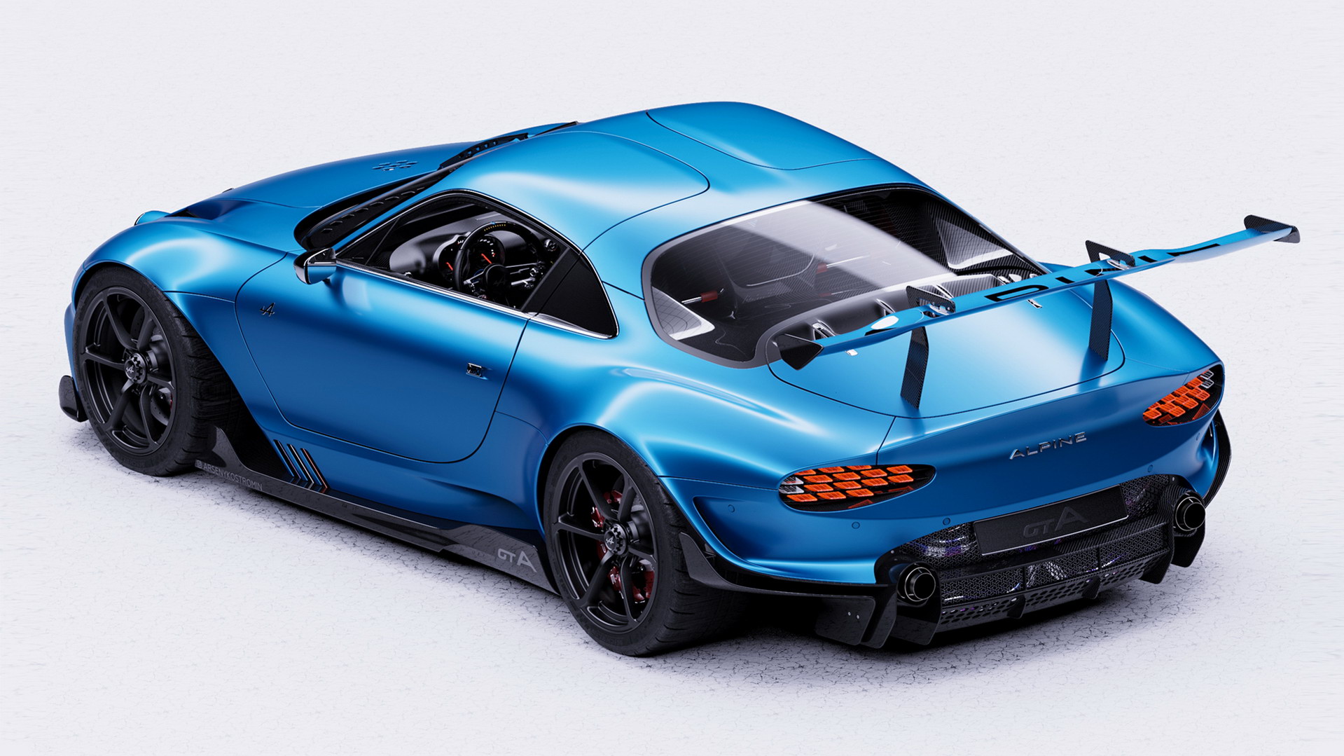 Forget Robinhood, Invest In This Fantastic Alpine GTA Study By Ex Renault, VW And Genesis Designer