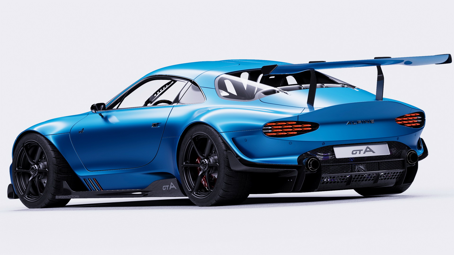 Forget Robinhood, Invest In This Fantastic Alpine GTA Study By Ex Renault, VW And Genesis Designer