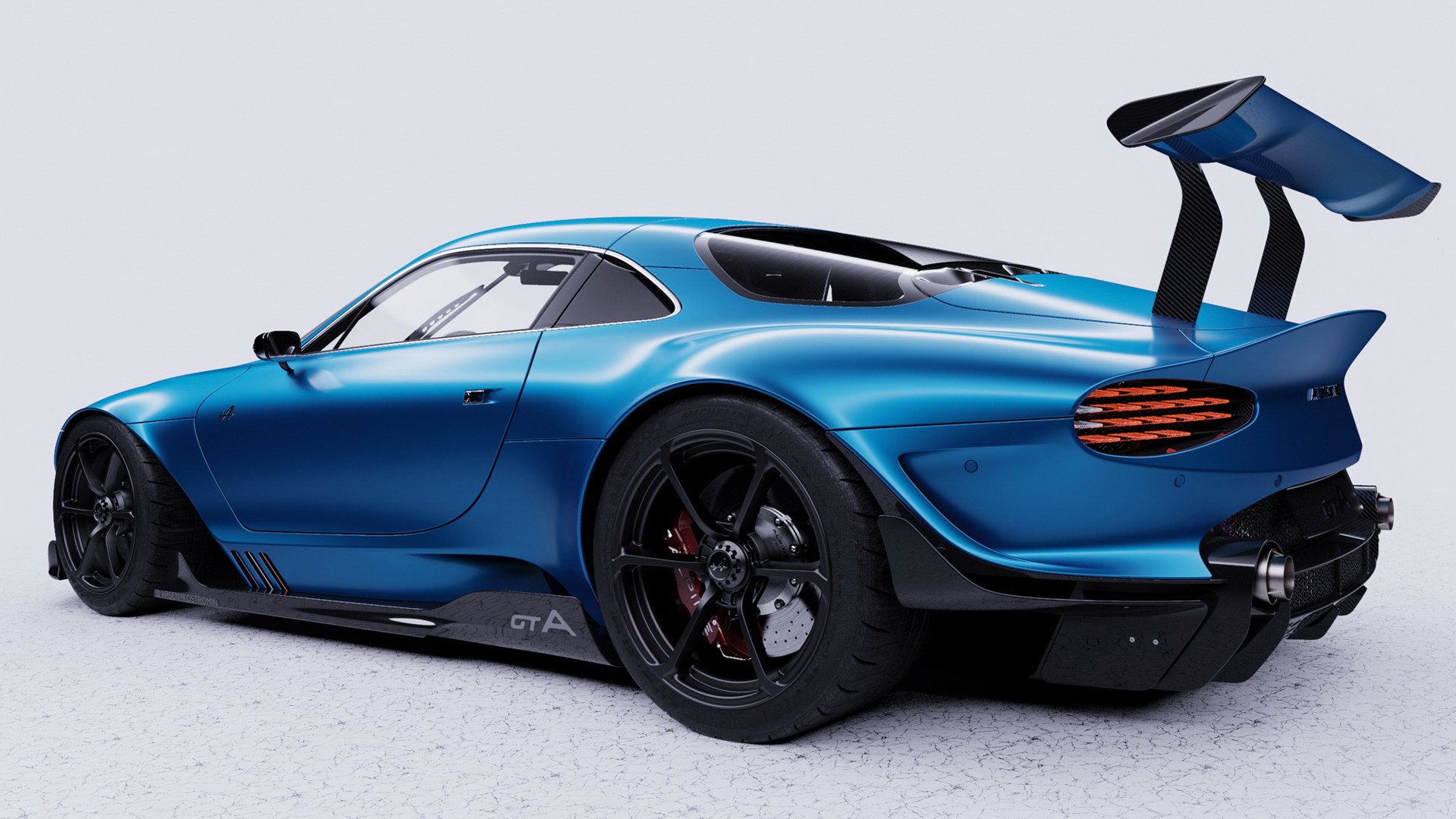 Forget Robinhood, Invest In This Fantastic Alpine GTA Study By Ex Renault, VW And Genesis Designer