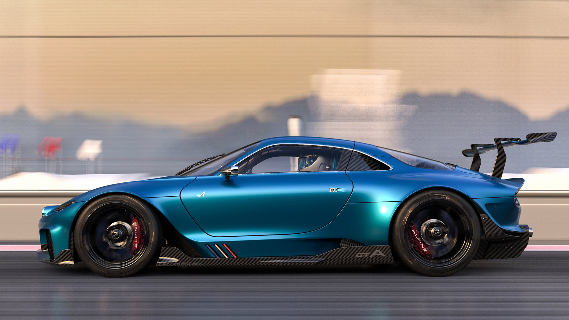 Forget Robinhood, Invest In This Fantastic Alpine GTA Study By Ex Renault, VW And Genesis Designer