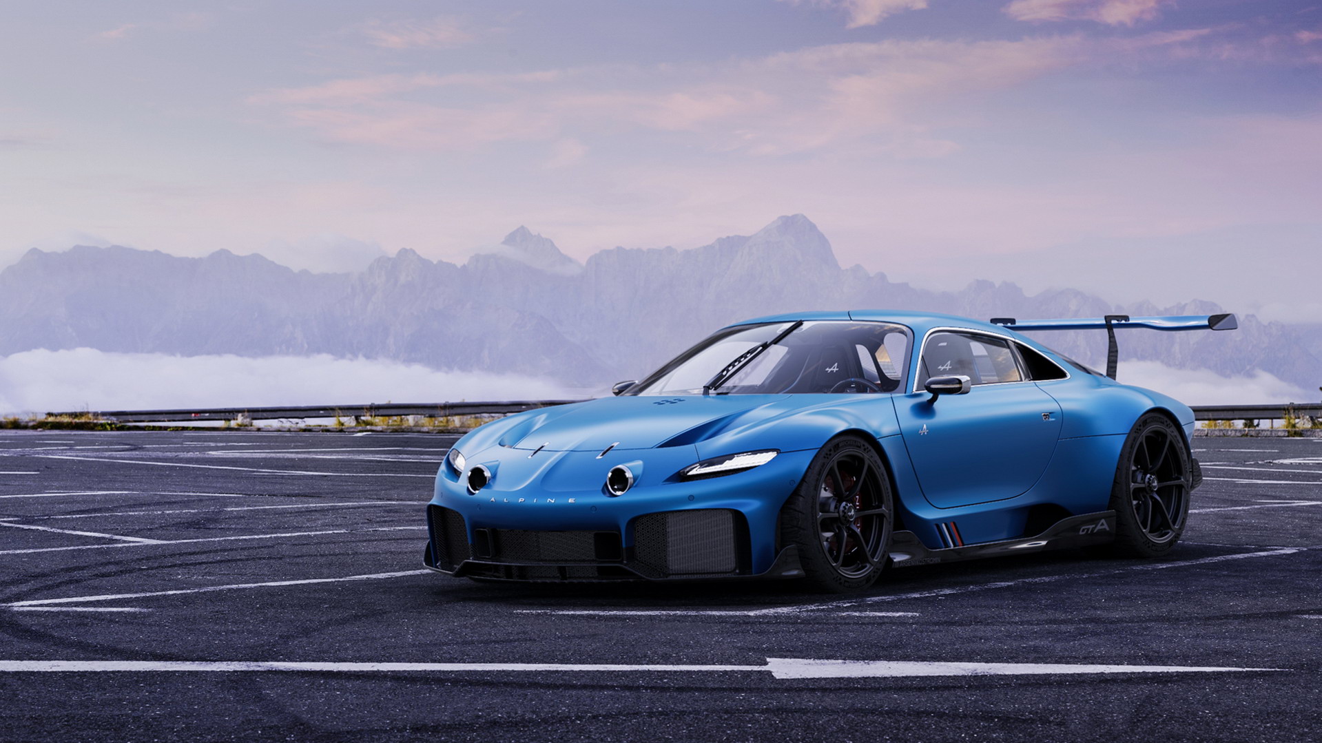 Forget Robinhood, Invest In This Fantastic Alpine GTA Study By Ex Renault, VW And Genesis Designer