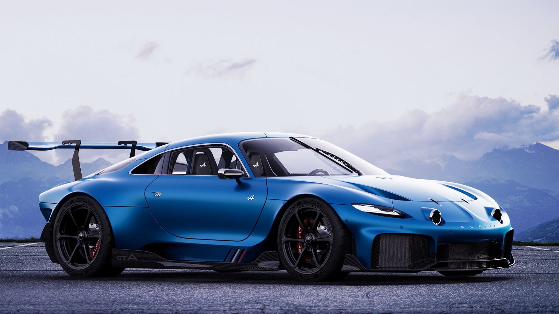 Forget Robinhood, Invest In This Fantastic Alpine GTA Study By Ex Renault, VW And Genesis Designer