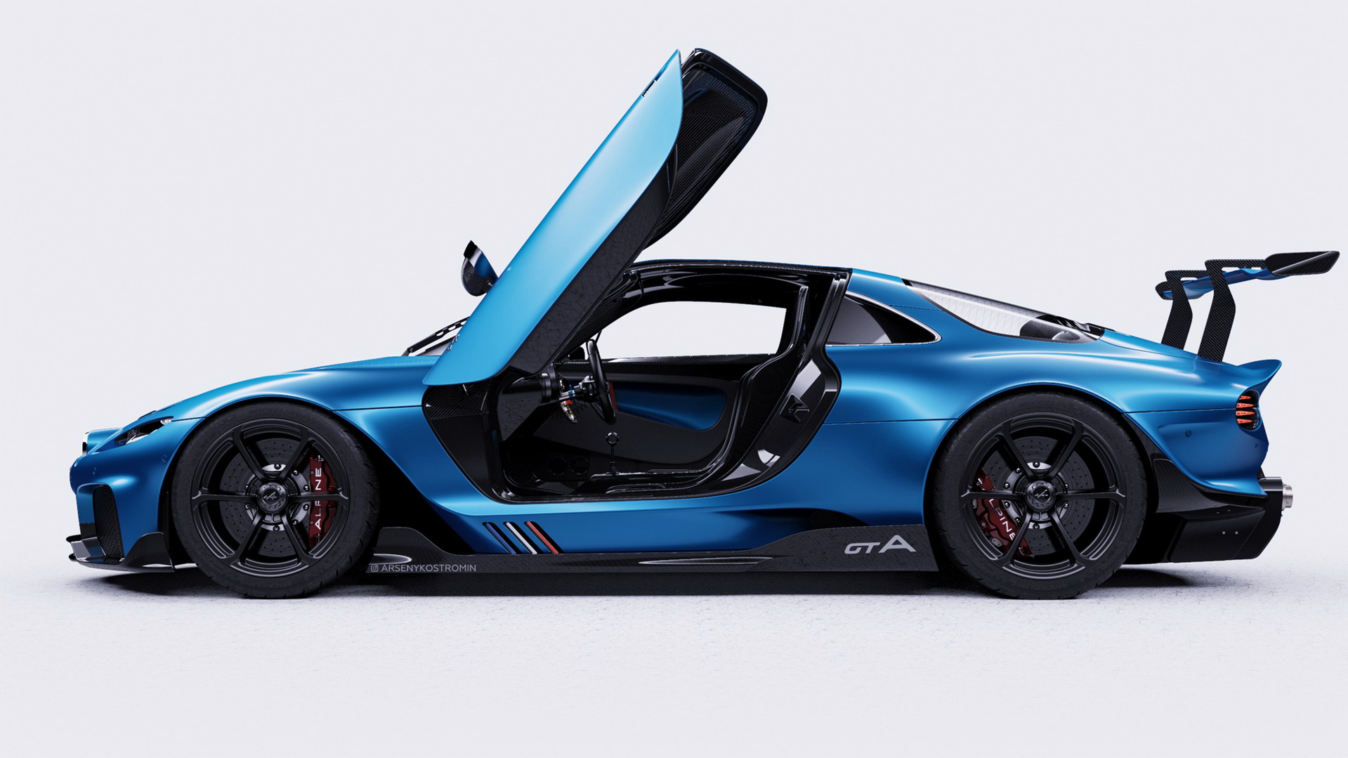 Forget Robinhood, Invest In This Fantastic Alpine GTA Study By Ex Renault, VW And Genesis Designer