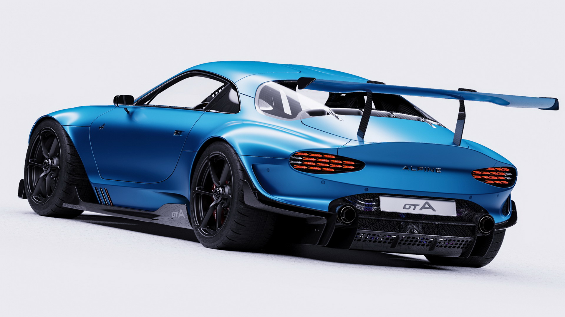 Forget Robinhood, Invest In This Fantastic Alpine GTA Study By Ex Renault, VW And Genesis Designer