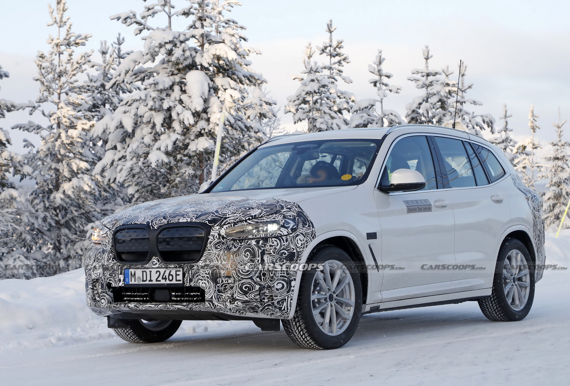 BMW Is Already Working On A Facelift For The 2022 iX3 EV
